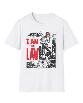 Anthrax I AM THE LAW Unisex Softstyle T-Shirt