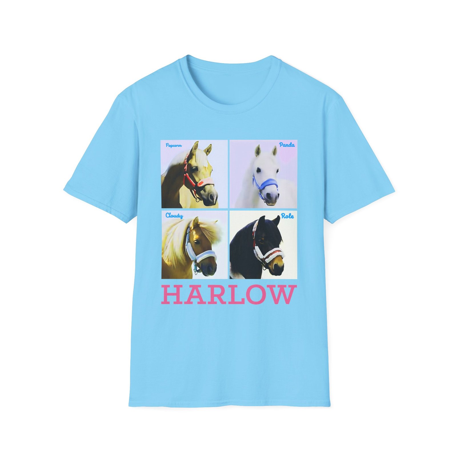 Harlow and Popcorn Unisex Softstyle T-Shirt