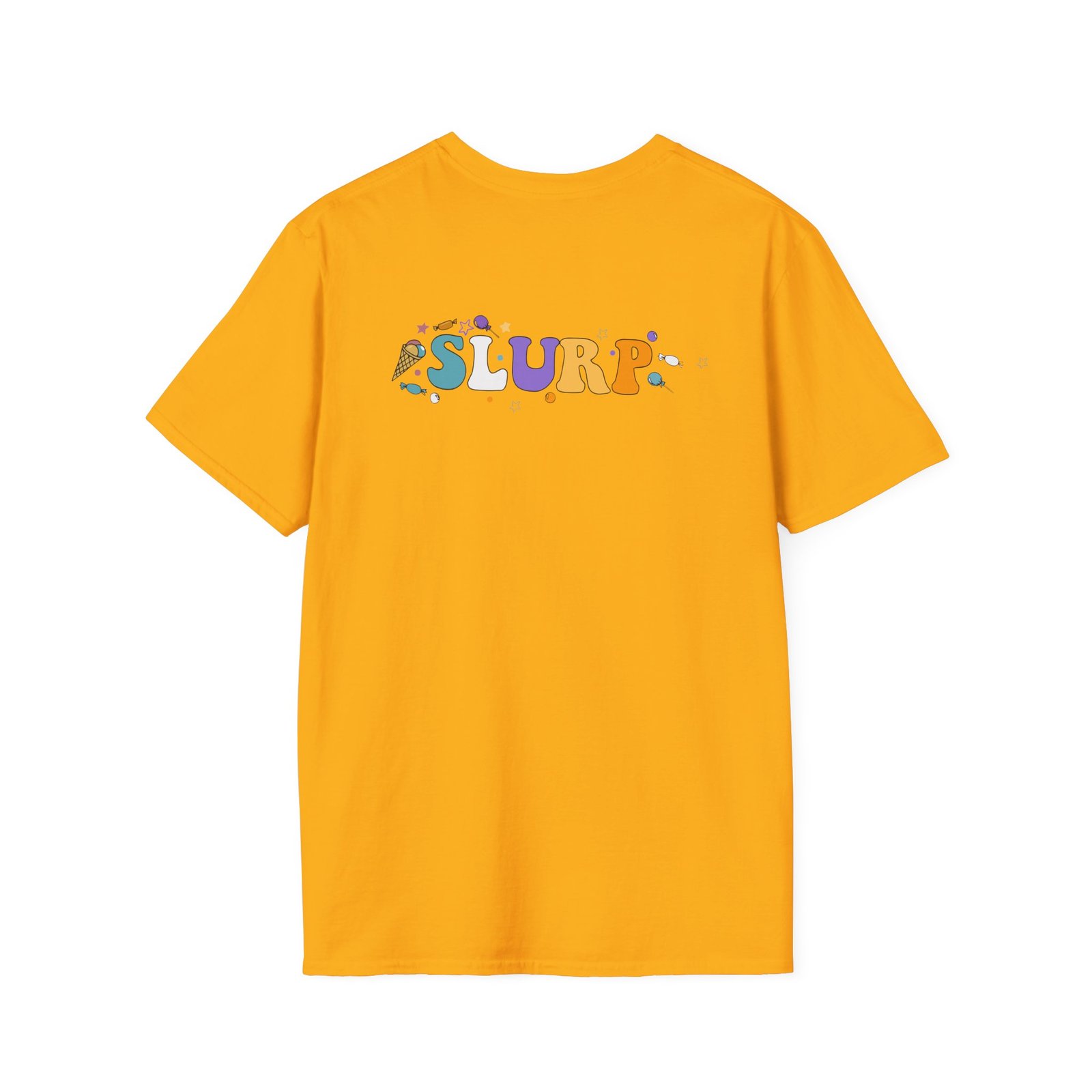 Derkslurp Smiley Face Unisex Softstyle T-Shirt