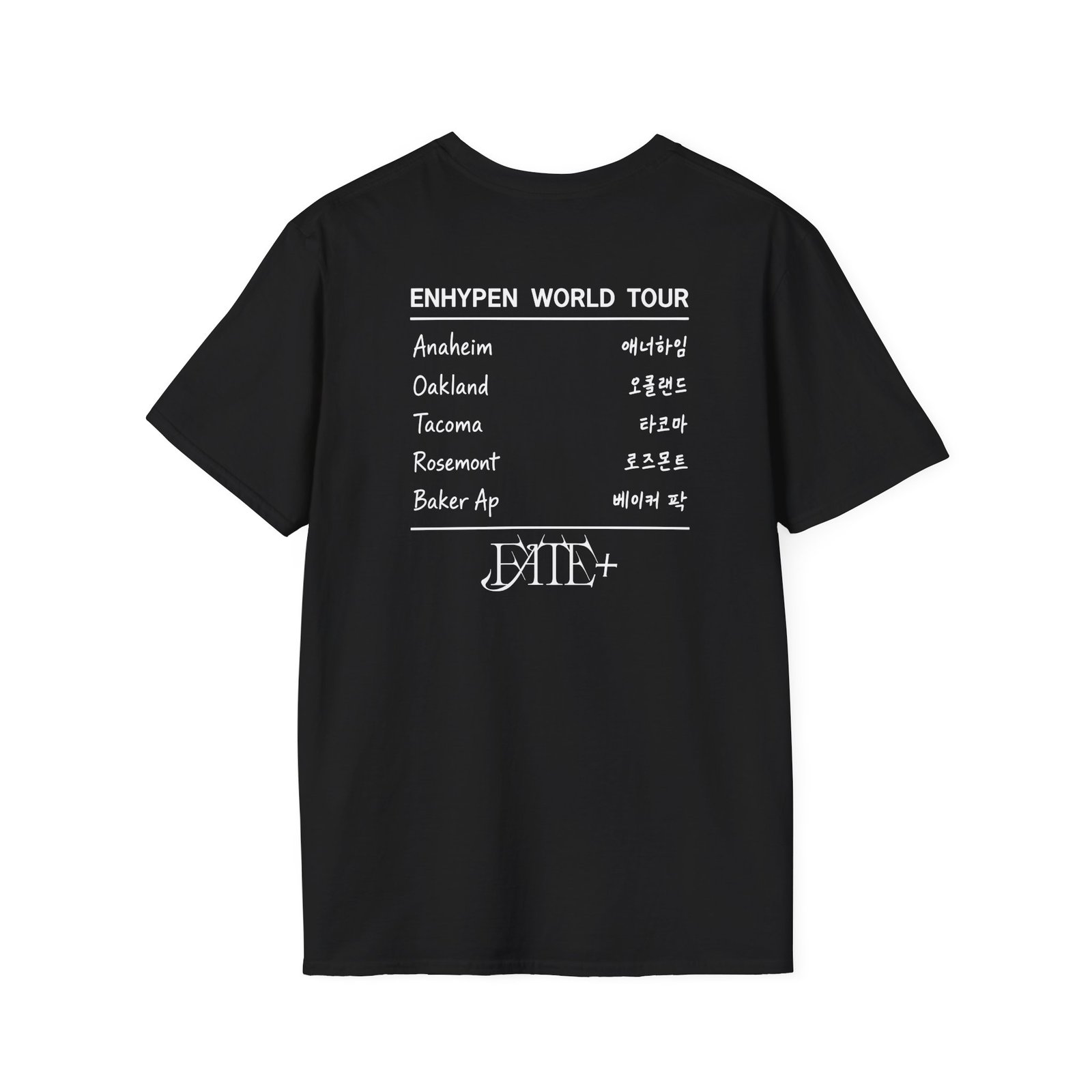 Enhypen World Tour unisex softstyle t-shirt