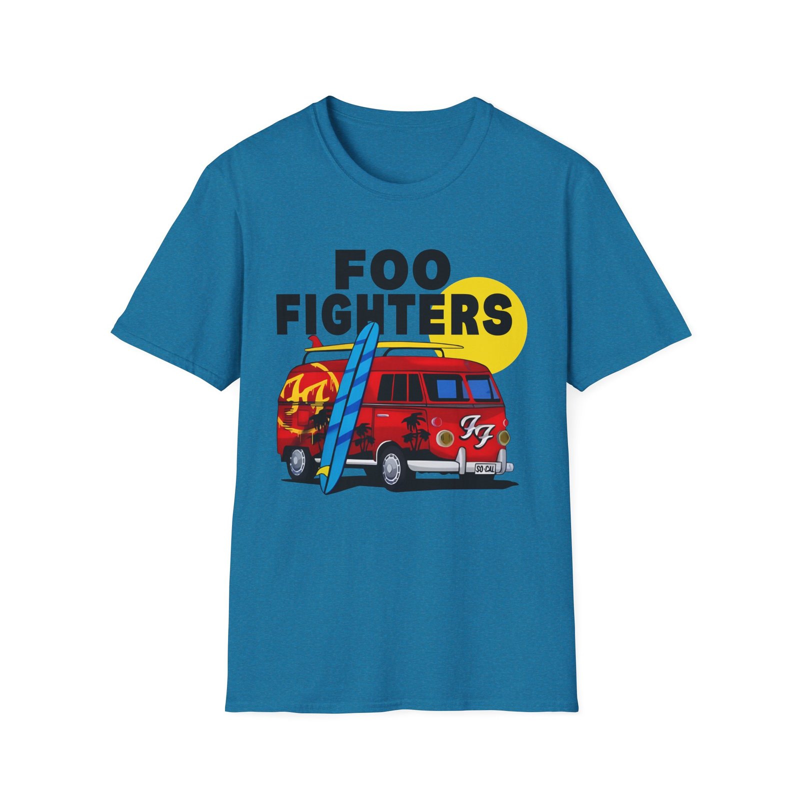Foo Fighters Split Window Unisex Softstyle T-Shirt