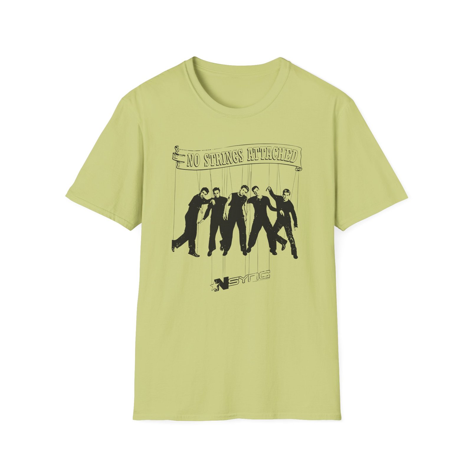 Nsync No Strings Attached Marionette Unisex Softstyle T-Shirt