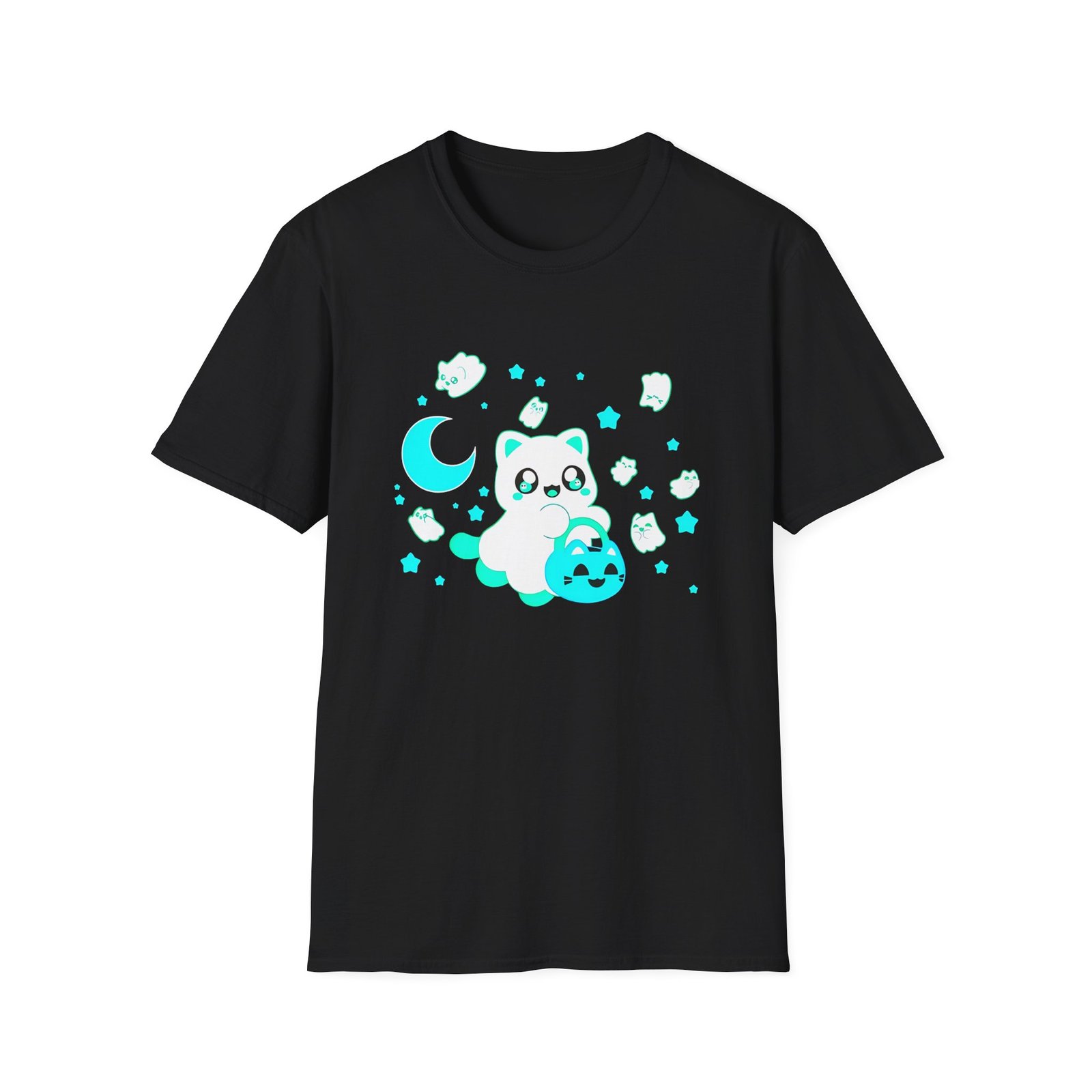 Aphmau Ghost Cat Unisex Softstyle T-Shirt
