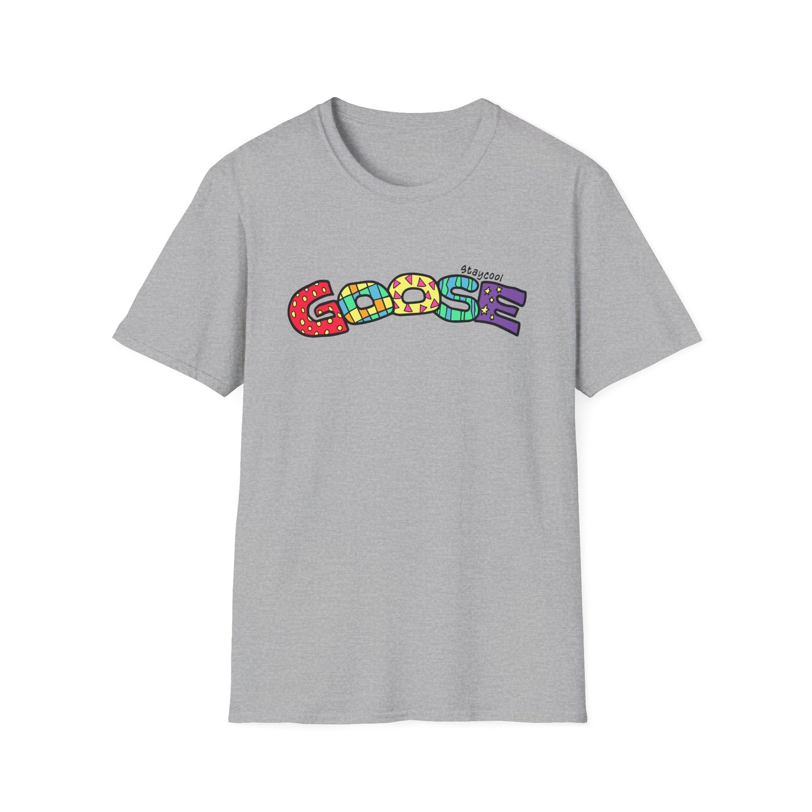 Goose x Staycool Rainbow Unisex Softstyle T-Shirt