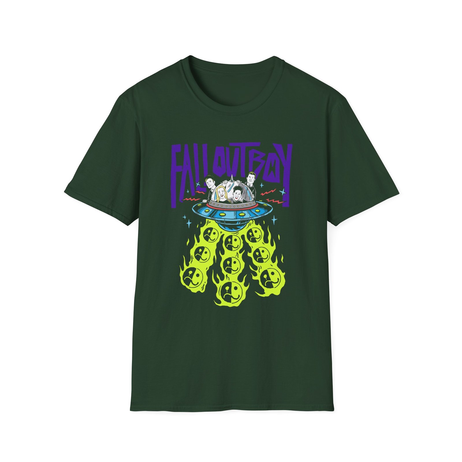 Fall Out Boy UFO So Much For Stardust Tour Unisex Softstyle T-Shirt
