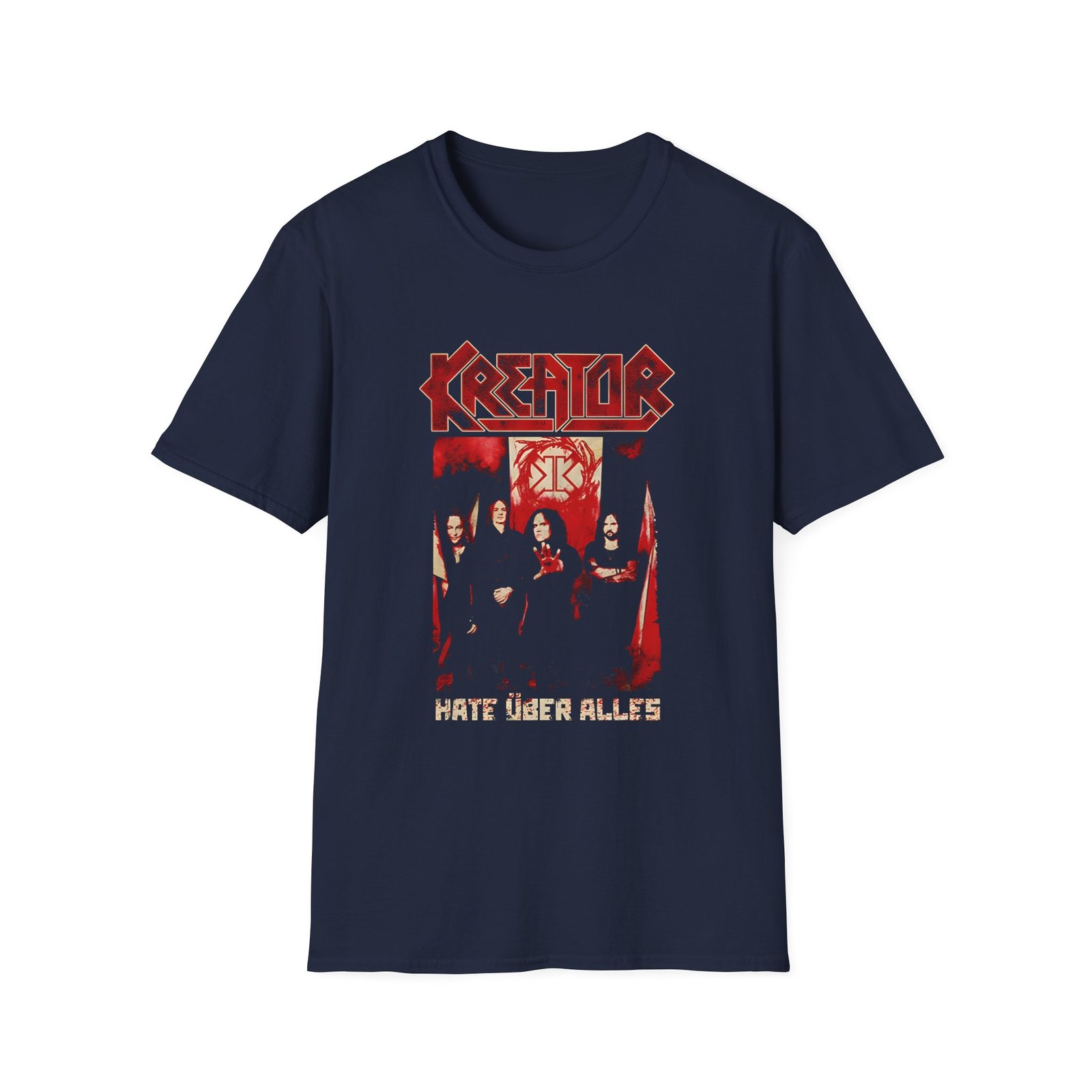 Kreator Hate Über Alles Photo Unisex Softstyle T-Shirt