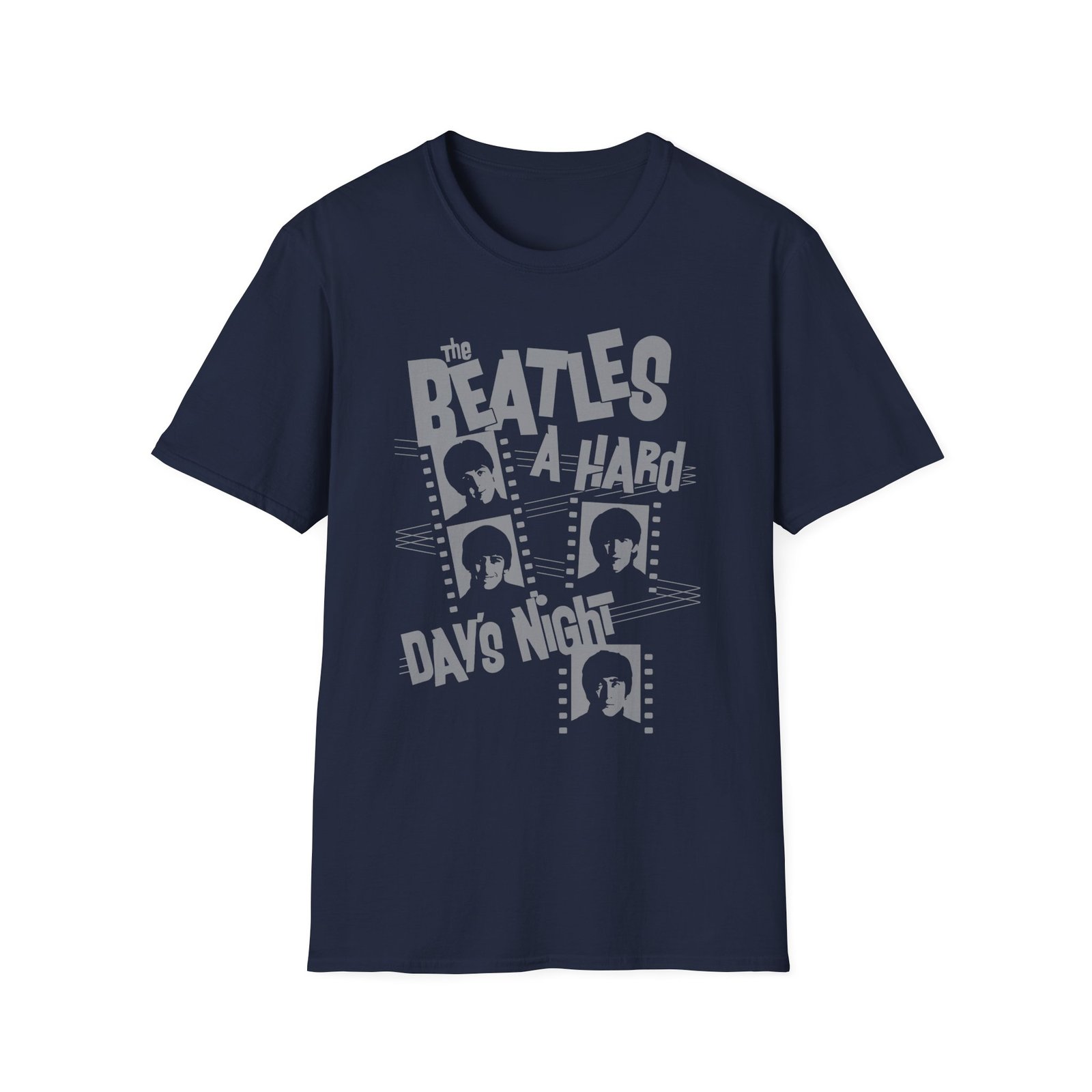 The Beatles a Hard Day's Night Film Unisex Softstyle T-Shirt