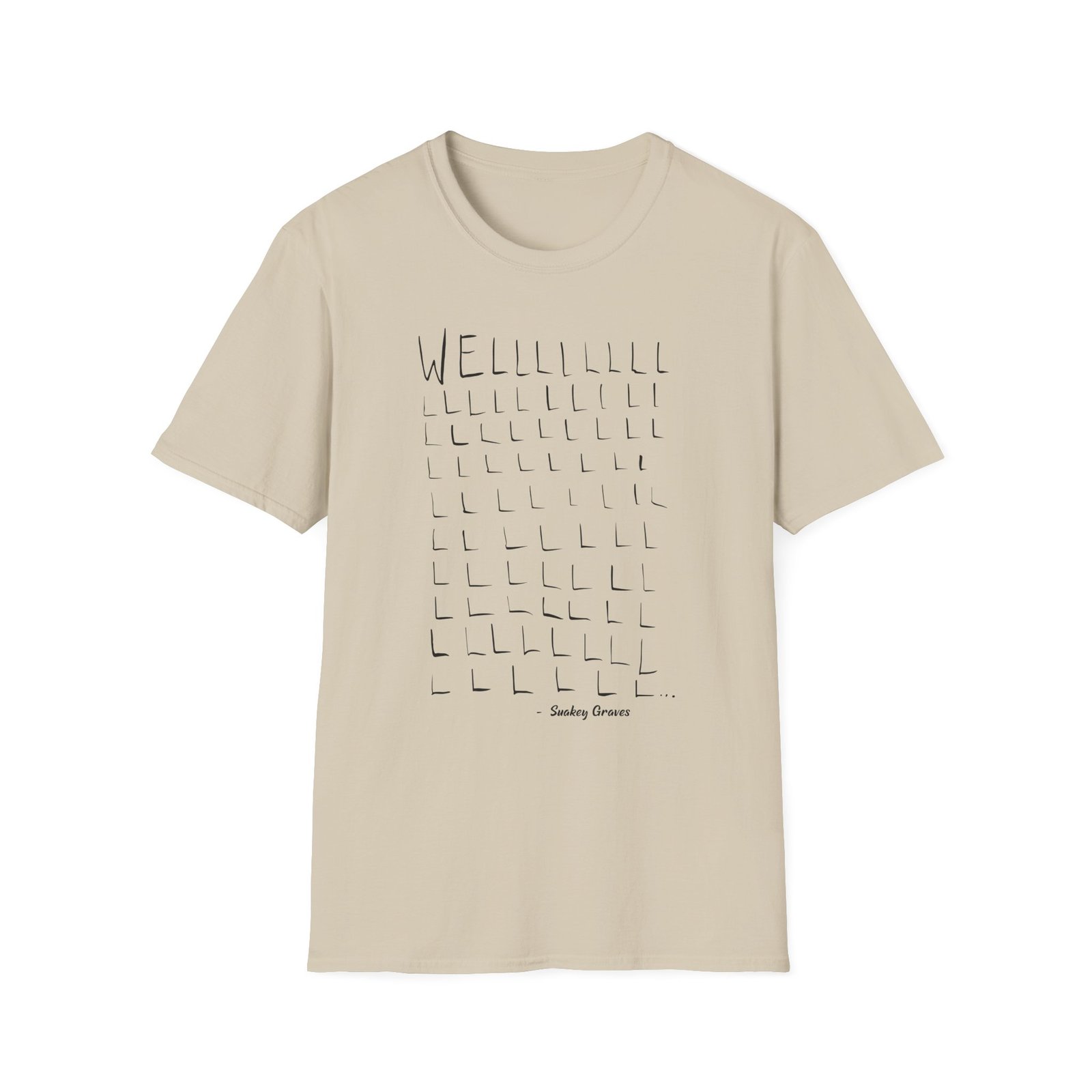 Shakey Graves WELLLL Unisex Softstyle T-Shirt