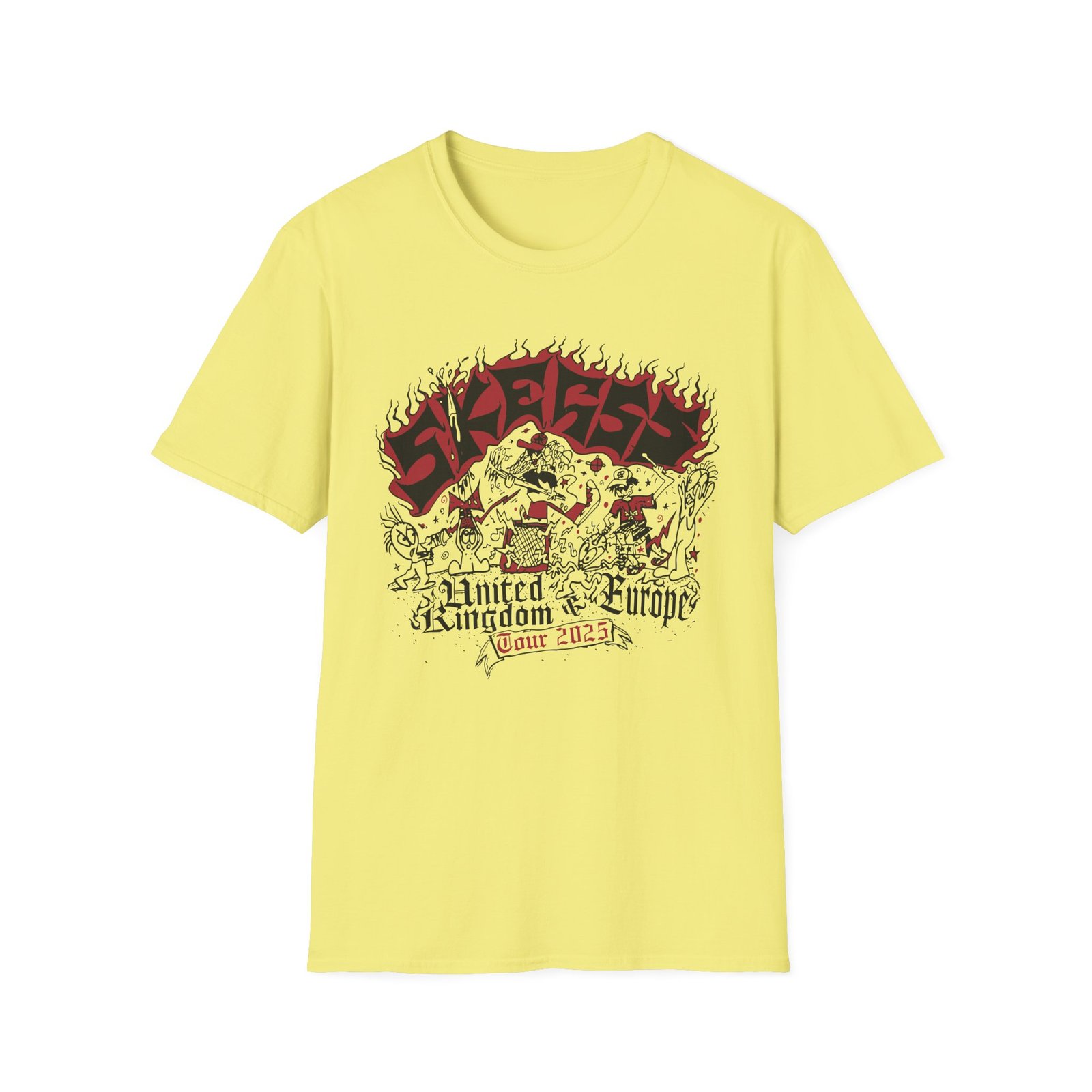 Skegss Uk Eu Tour 2025 Unisex Softstyle T-Shirt