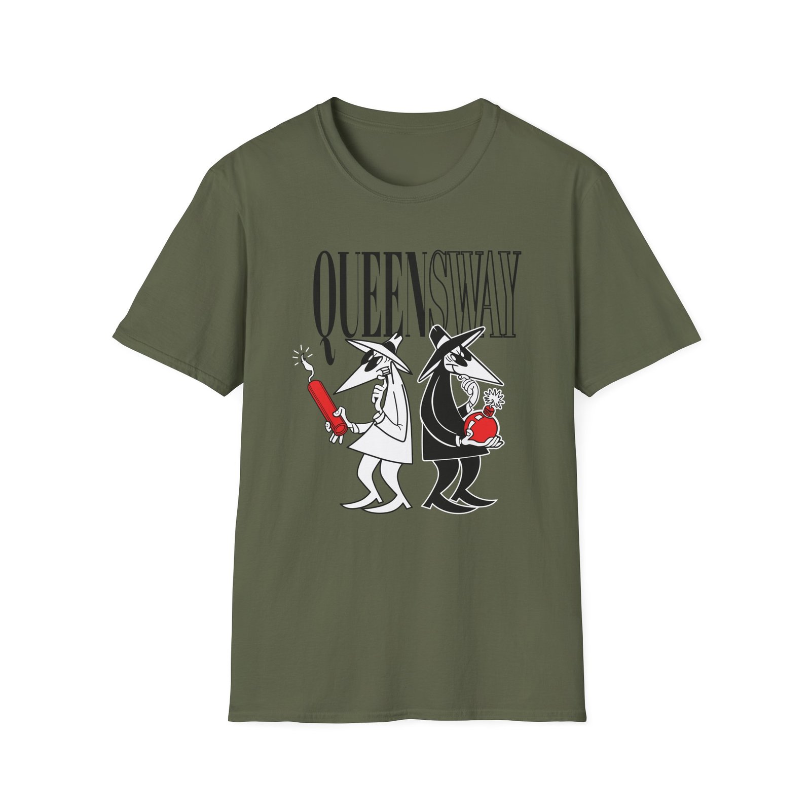 Queensway Spy Vs Spy Unisex Softstyle T-Shirt