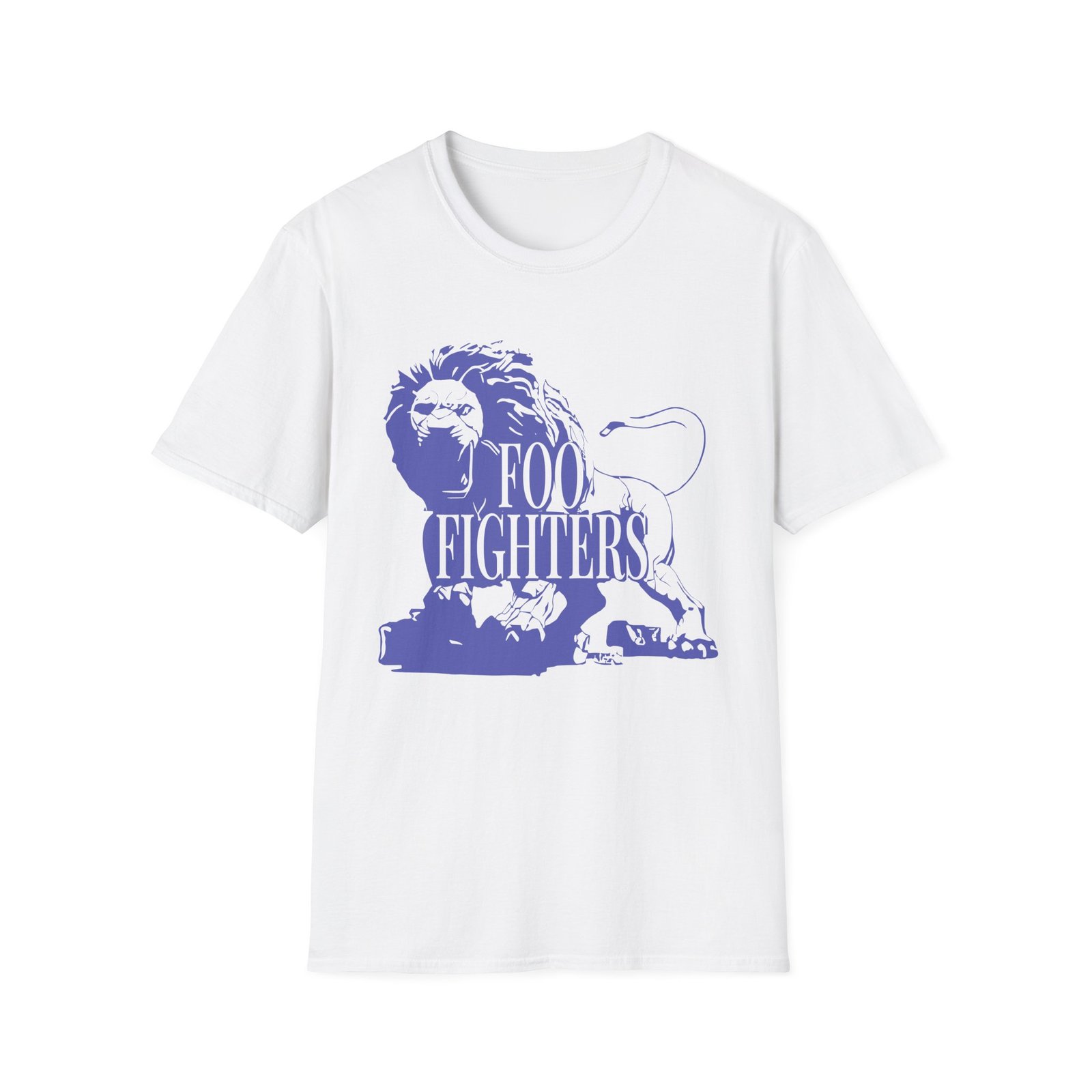 Foo Fighters Ff Lion Unisex Softstyle T-Shirt
