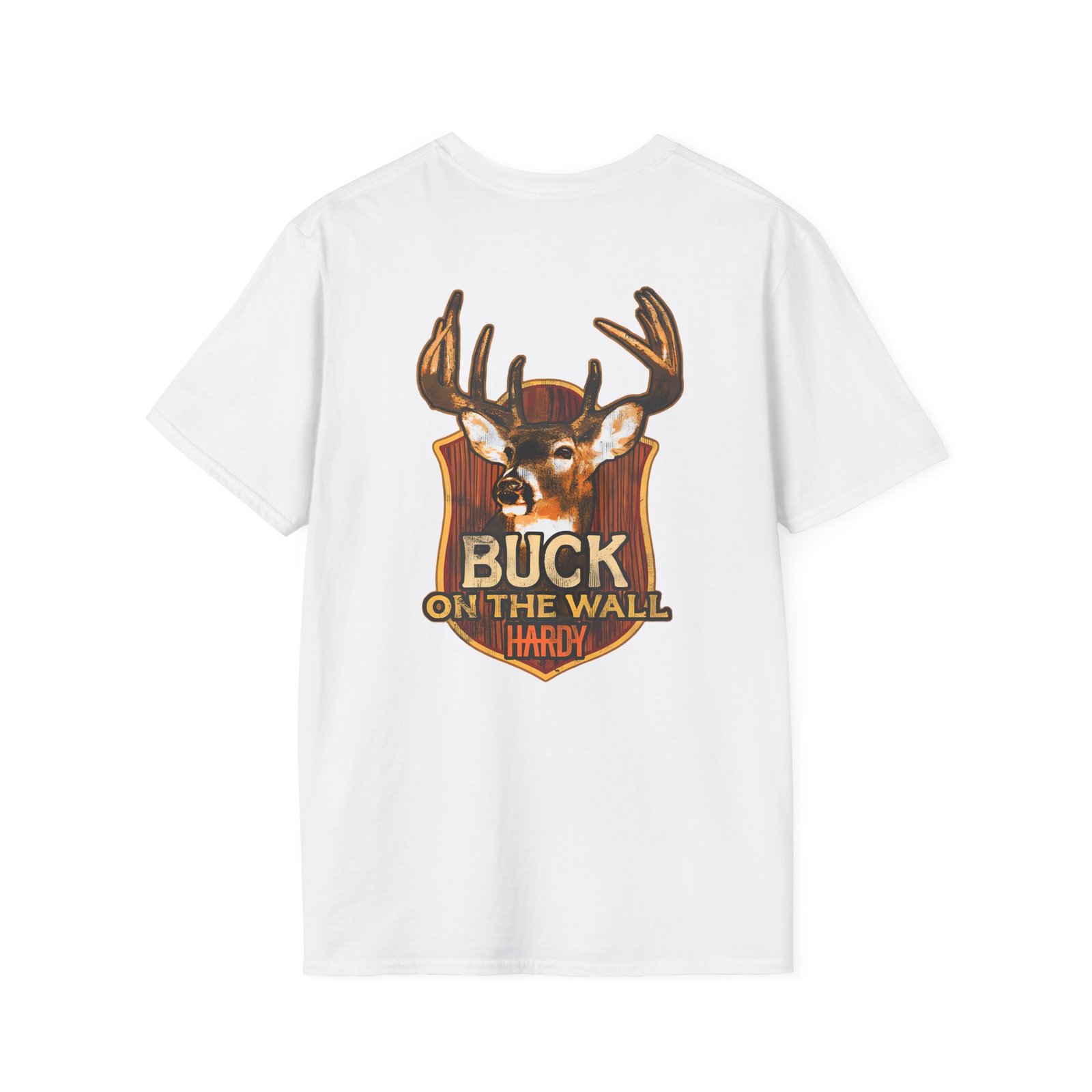Hardy Buck on the Wall Unisex Softstyle T-Shirt
