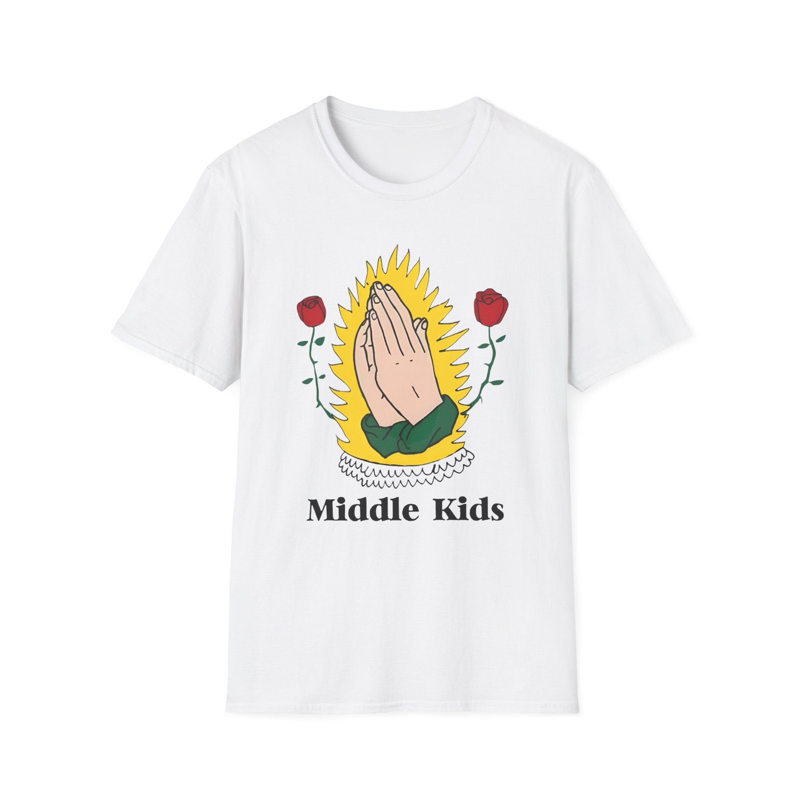 Middle Kids Praying Hands Unisex Softstyle T-Shirt