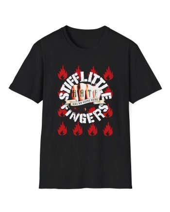 Stiff Little Fingers Hate Has No Home Here Unisex Softstyle T-Shirt