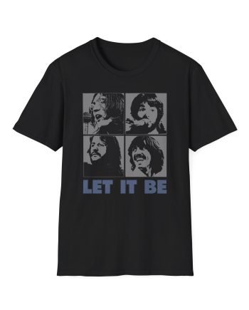 The Beatles Let It Be Distressed Unisex Softstyle T-Shirt