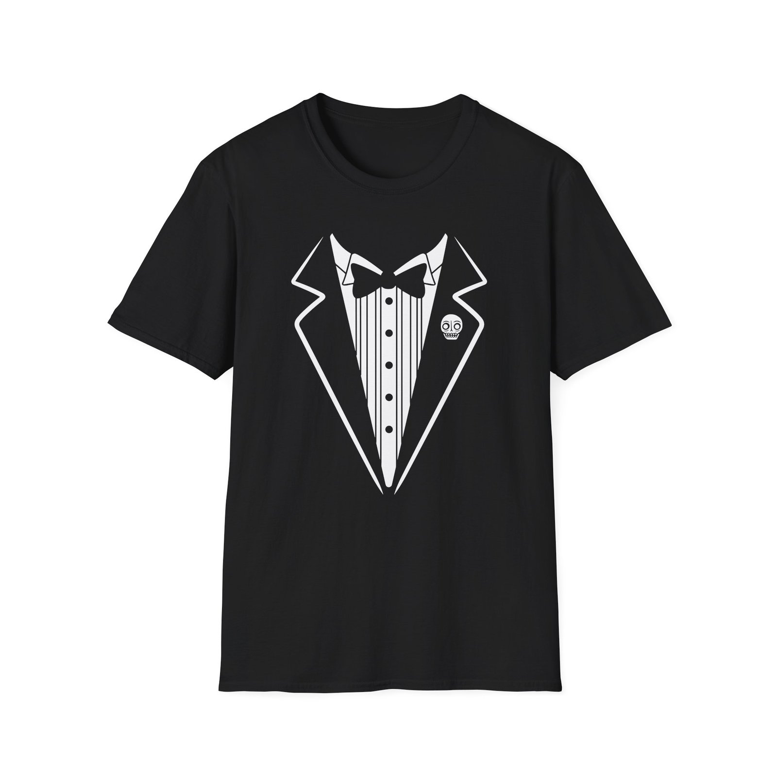 Senses Fail Martini Kiss Tux Unisex Softstyle T-Shirt