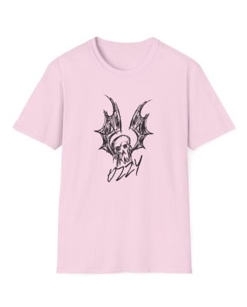 Ozzy Osbourne Bat Sketch Unisex Softstyle T-Shirt