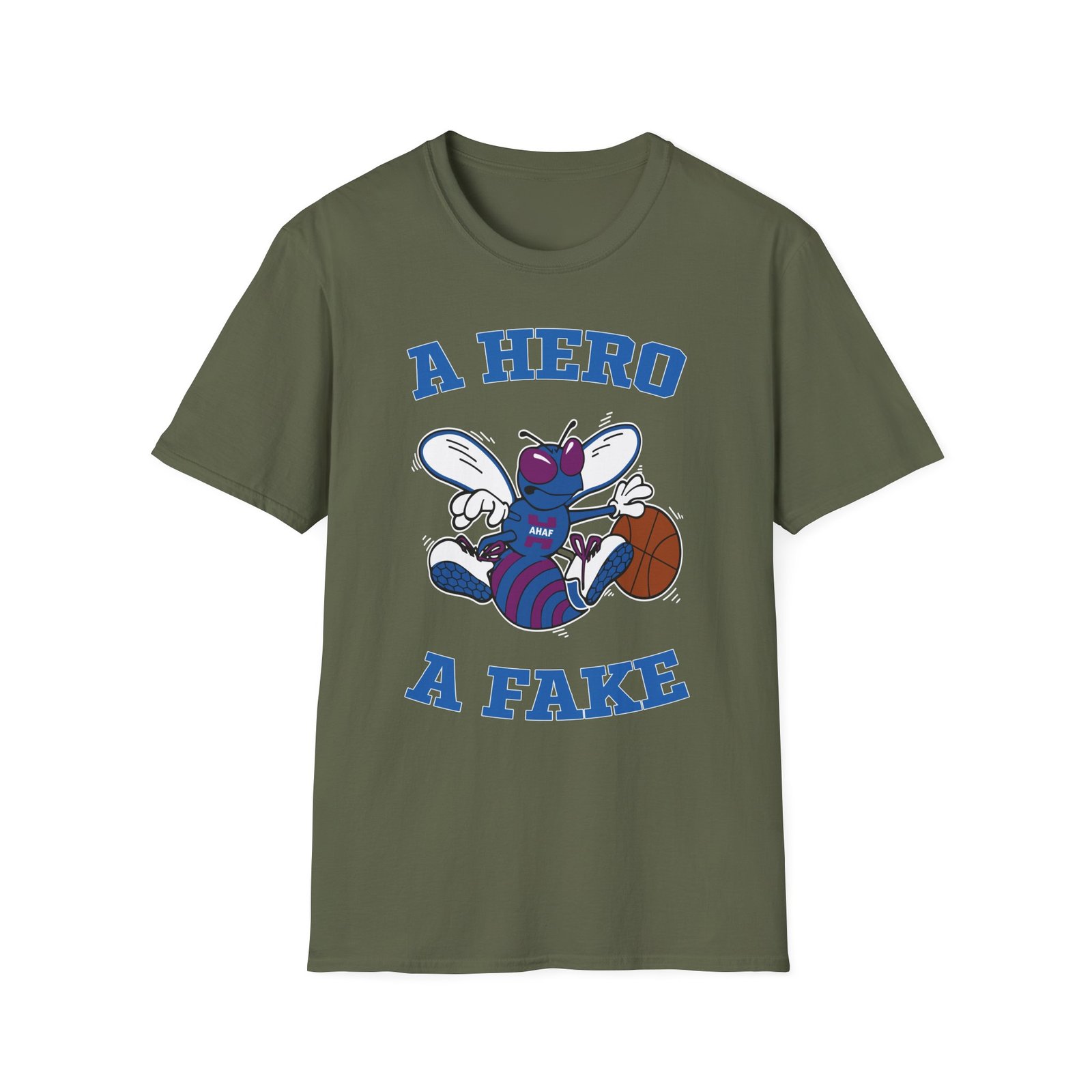 A Hero a Fake Unisex Softstyle T-Shirt