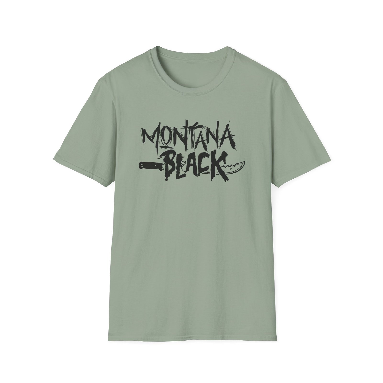 Montana Black Unisex Softstyle T-Shirt