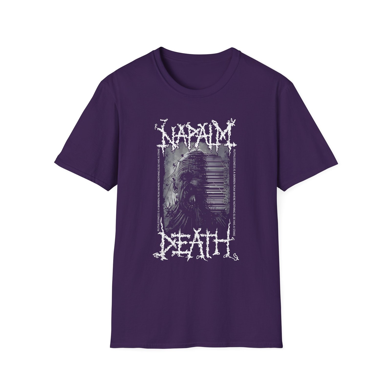 Napalm Death Ruthlessness Unisex Softstyle T-Shirt