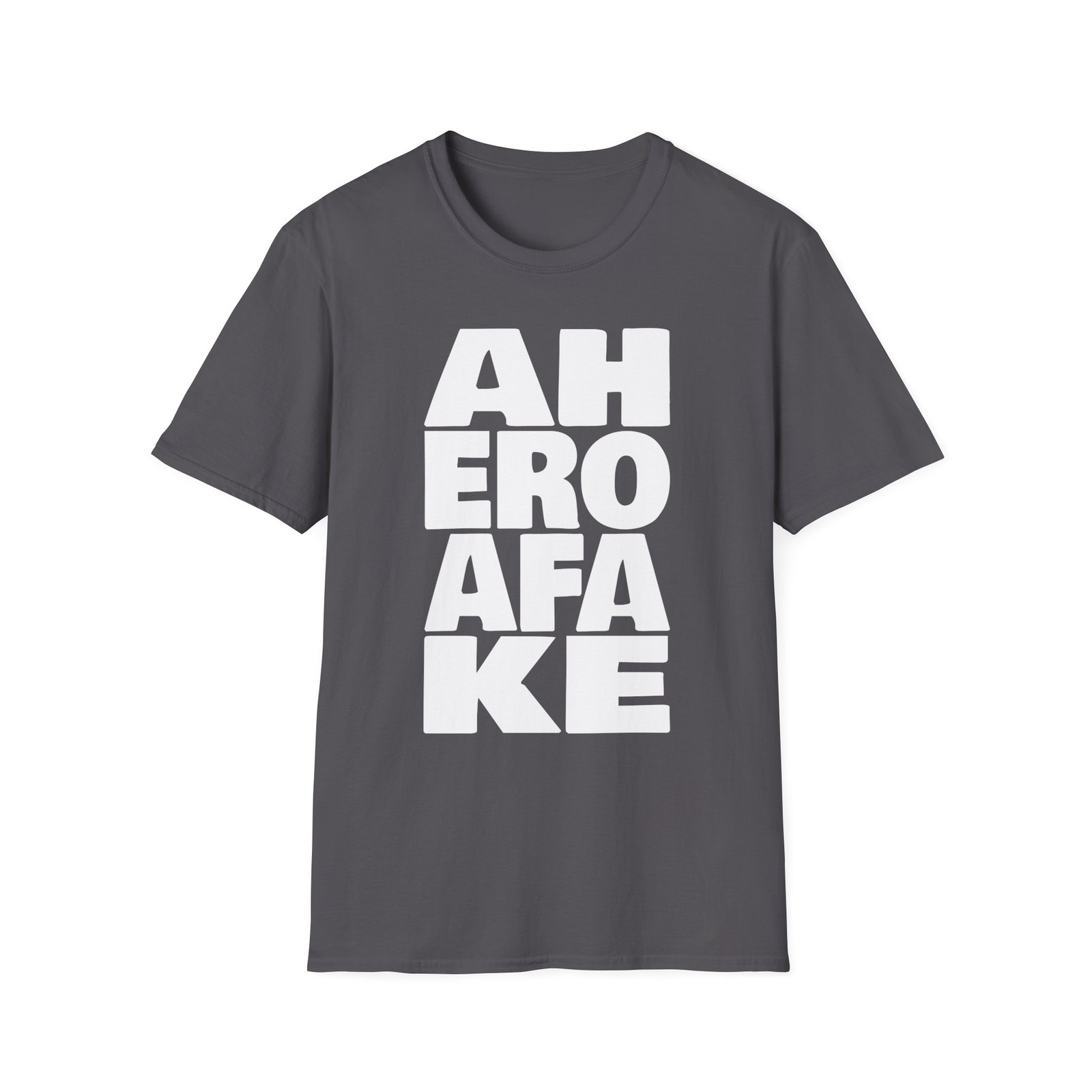 A Hero a Fake Unisex Softstyle T-Shirt