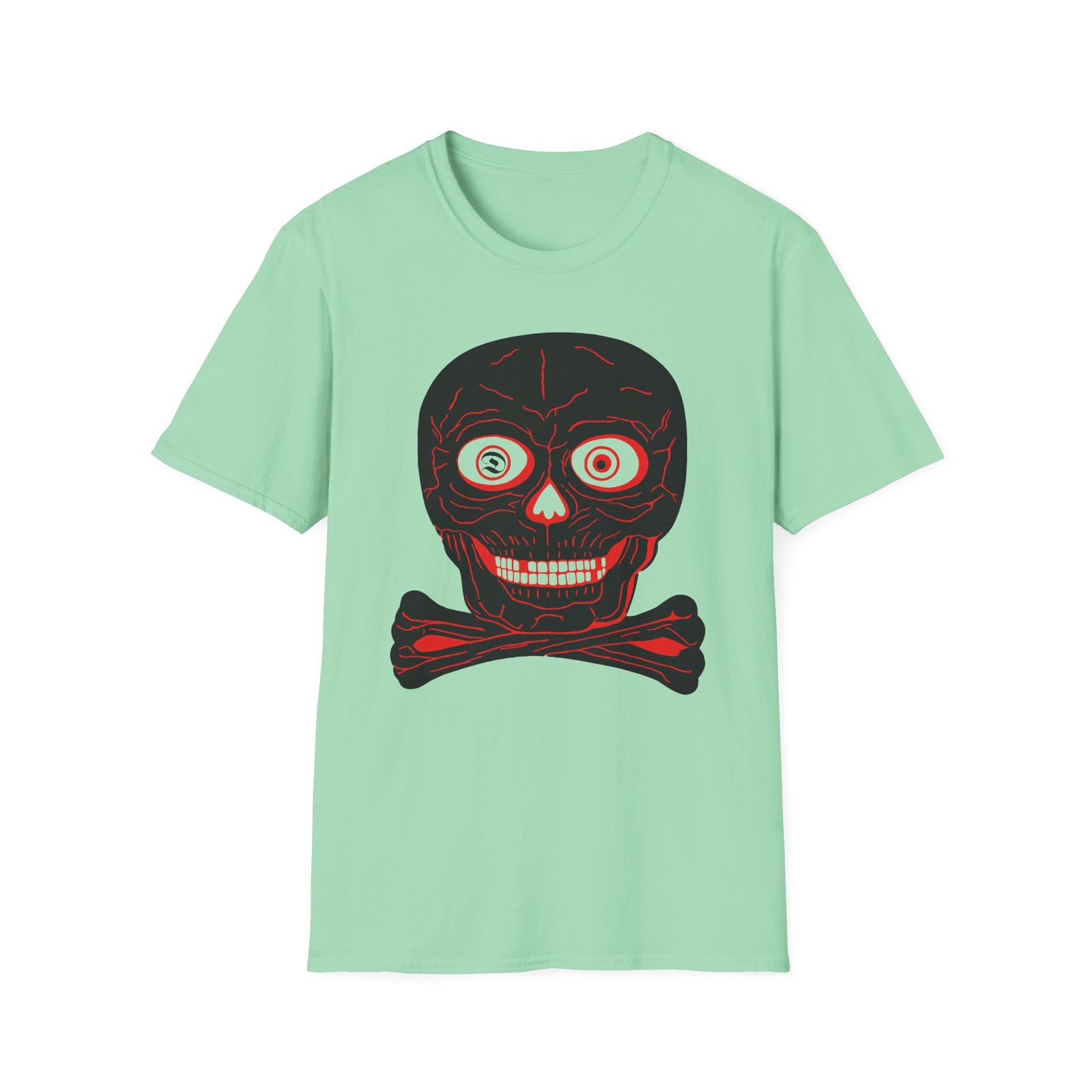 Deathwish Charred Skull unisex softstyle t-shirt