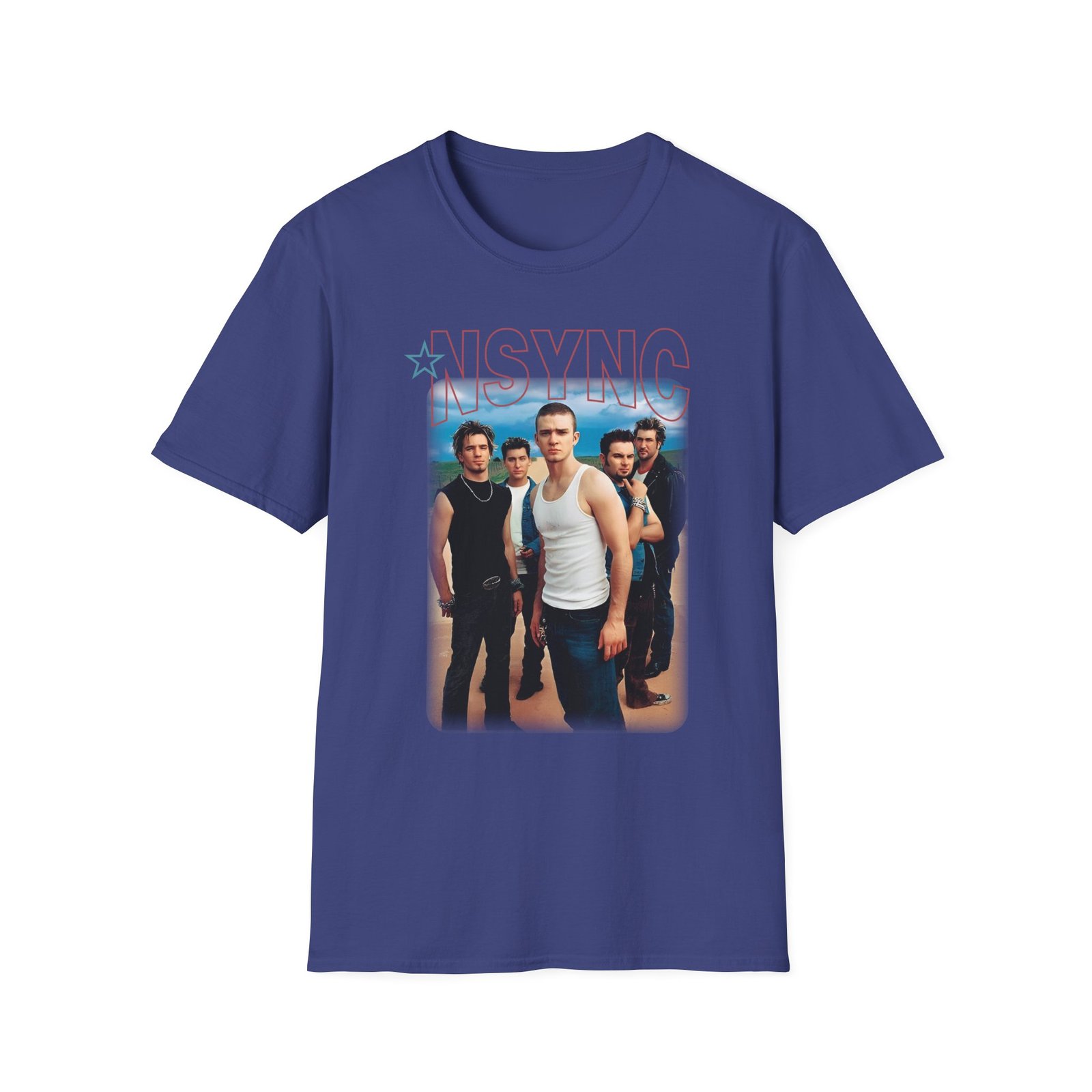 Nsync Outdoor Photo Unisex Softstyle T-Shirt