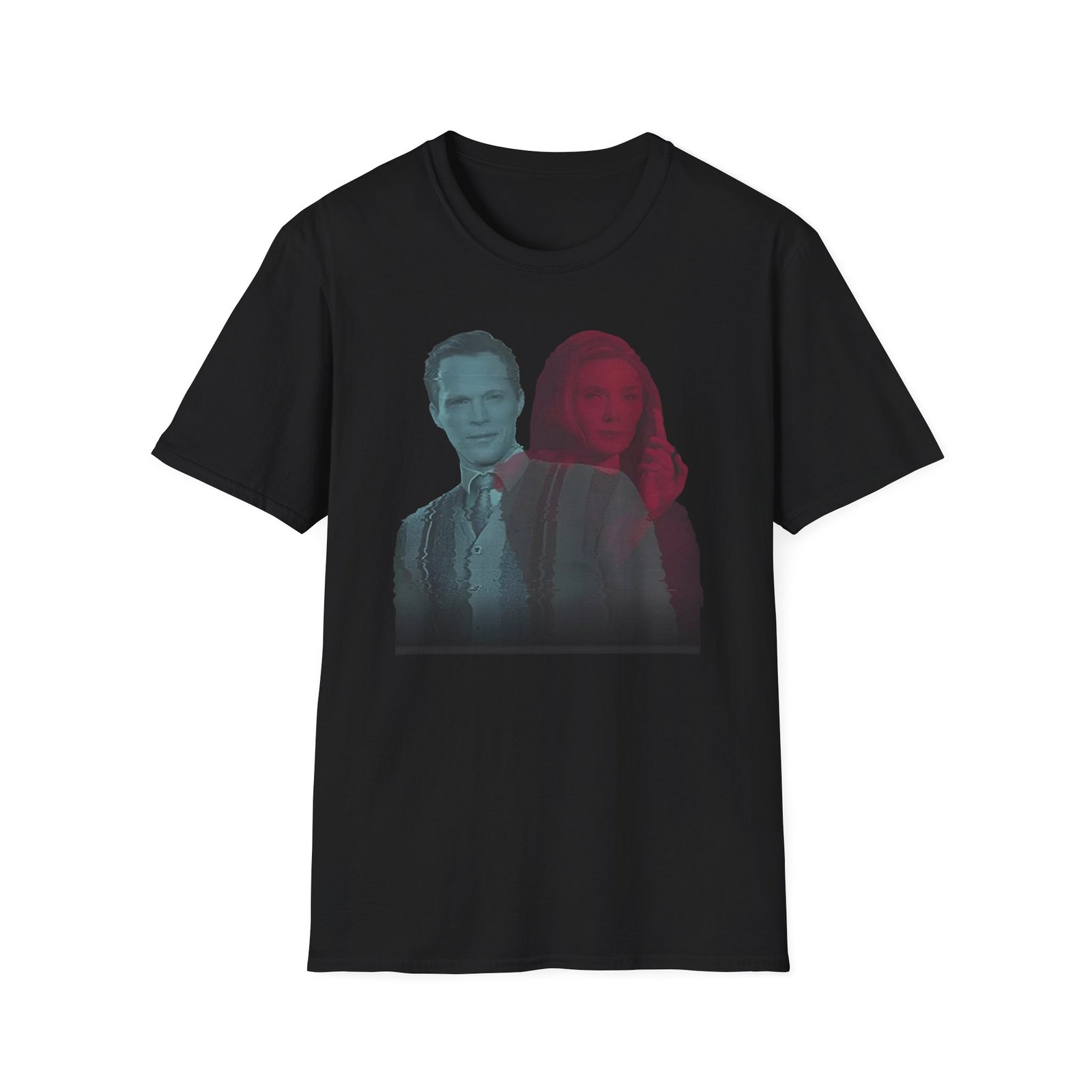 Marvel Wandavision Glitchy Unisex Softstyle T-Shirt