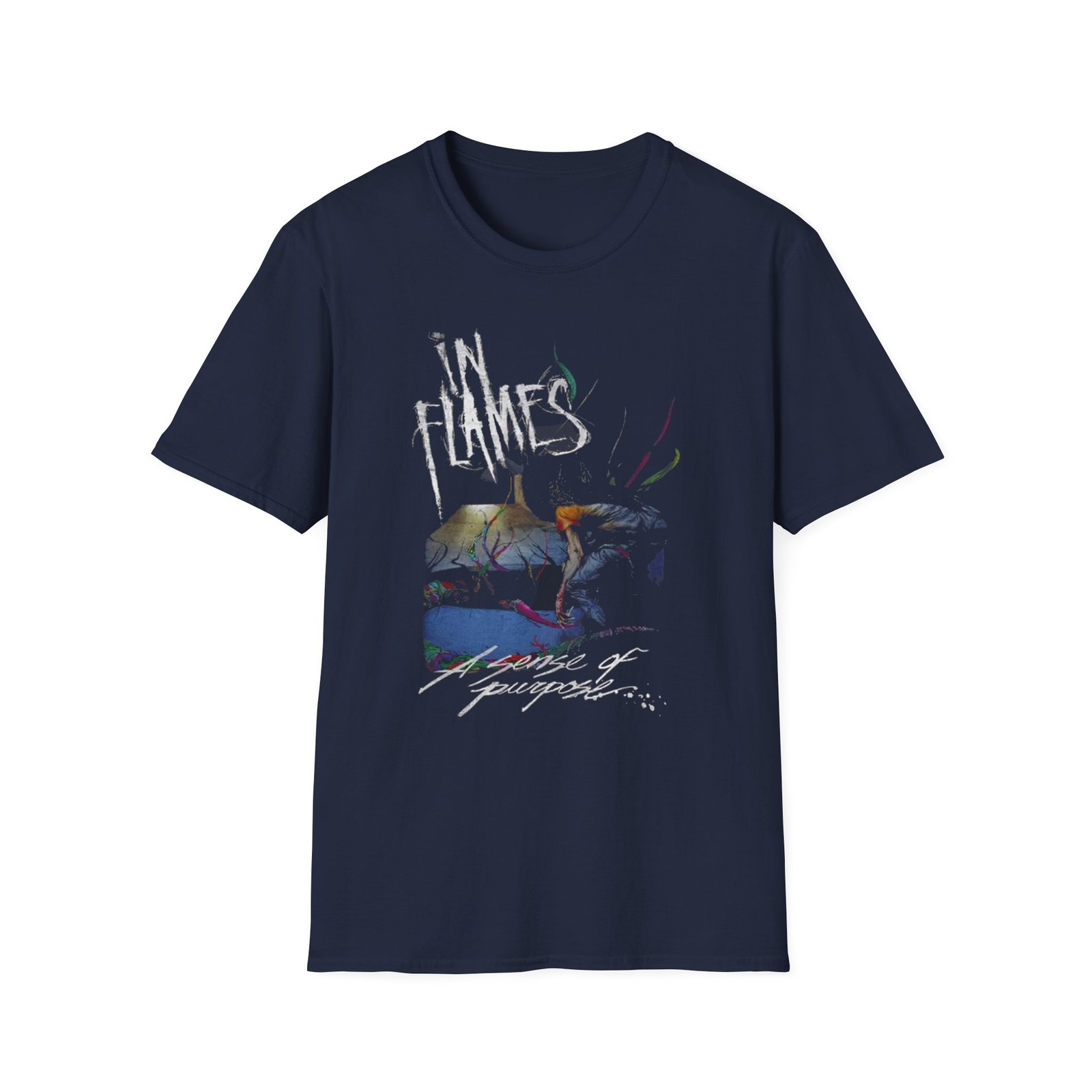 In Flames A Sense of Purpose Unisex Softstyle T-Shirt