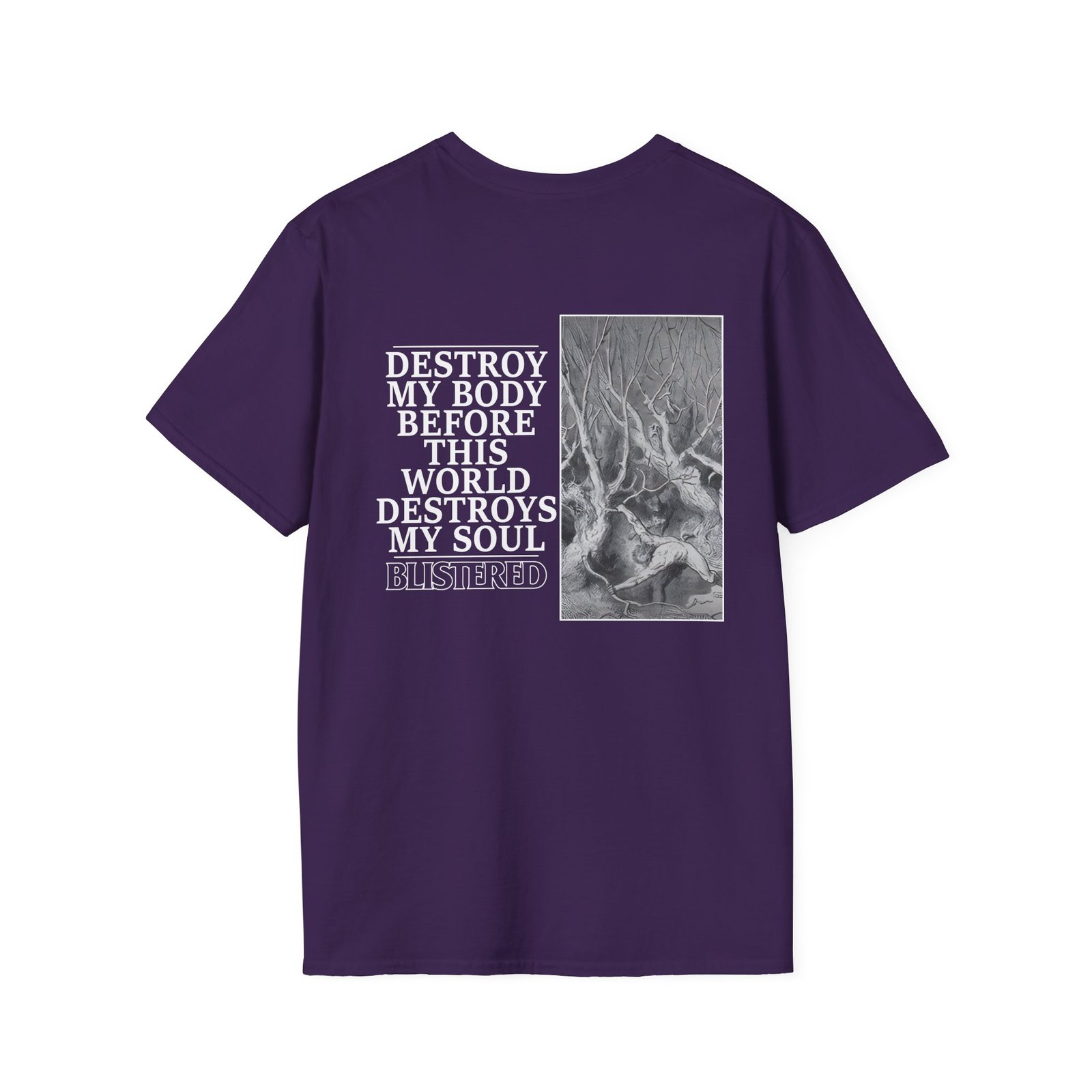 Blistered Suicide Unisex Softstyle T-Shirt