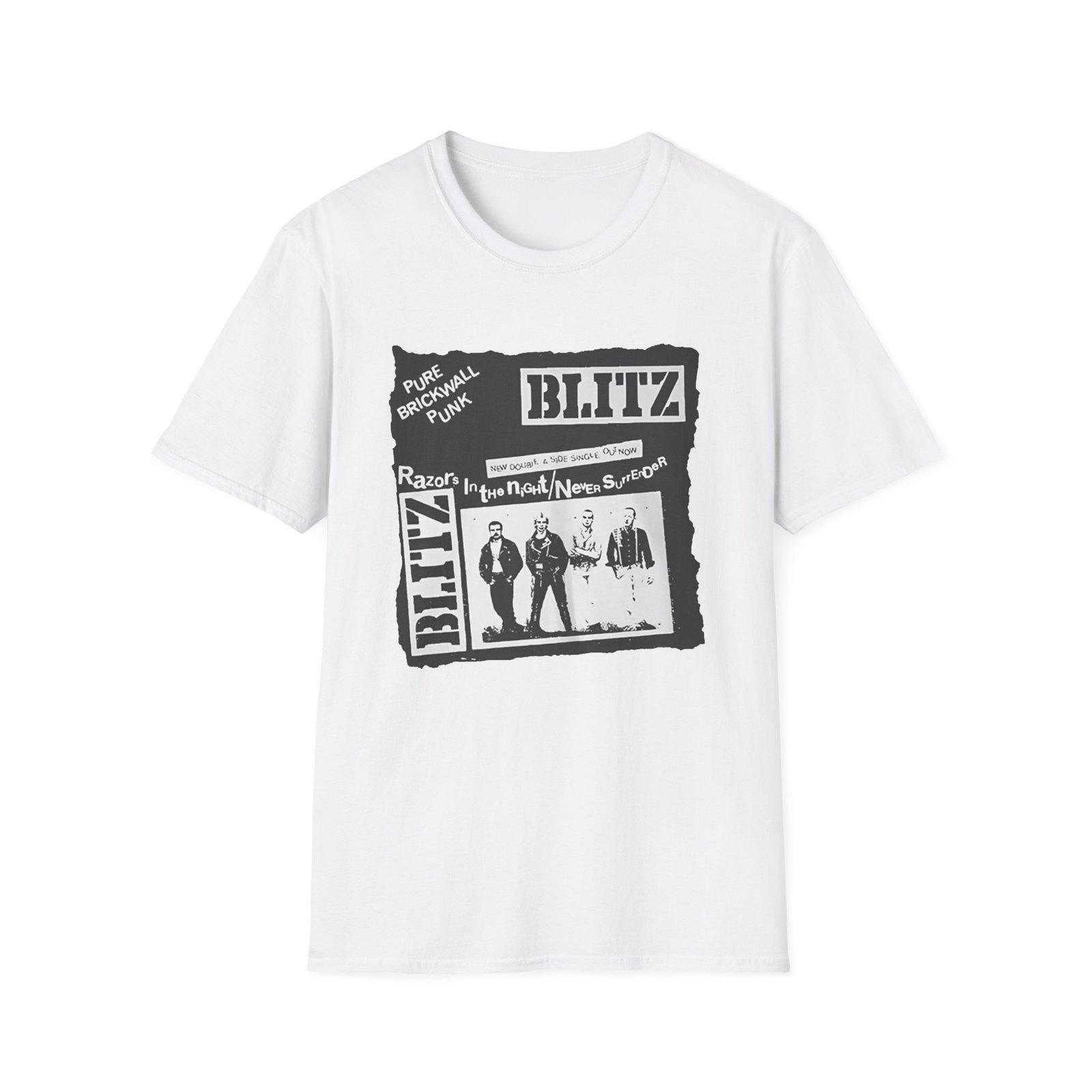Blitz Pure Brick Wall Unisex Softstyle T-Shirt