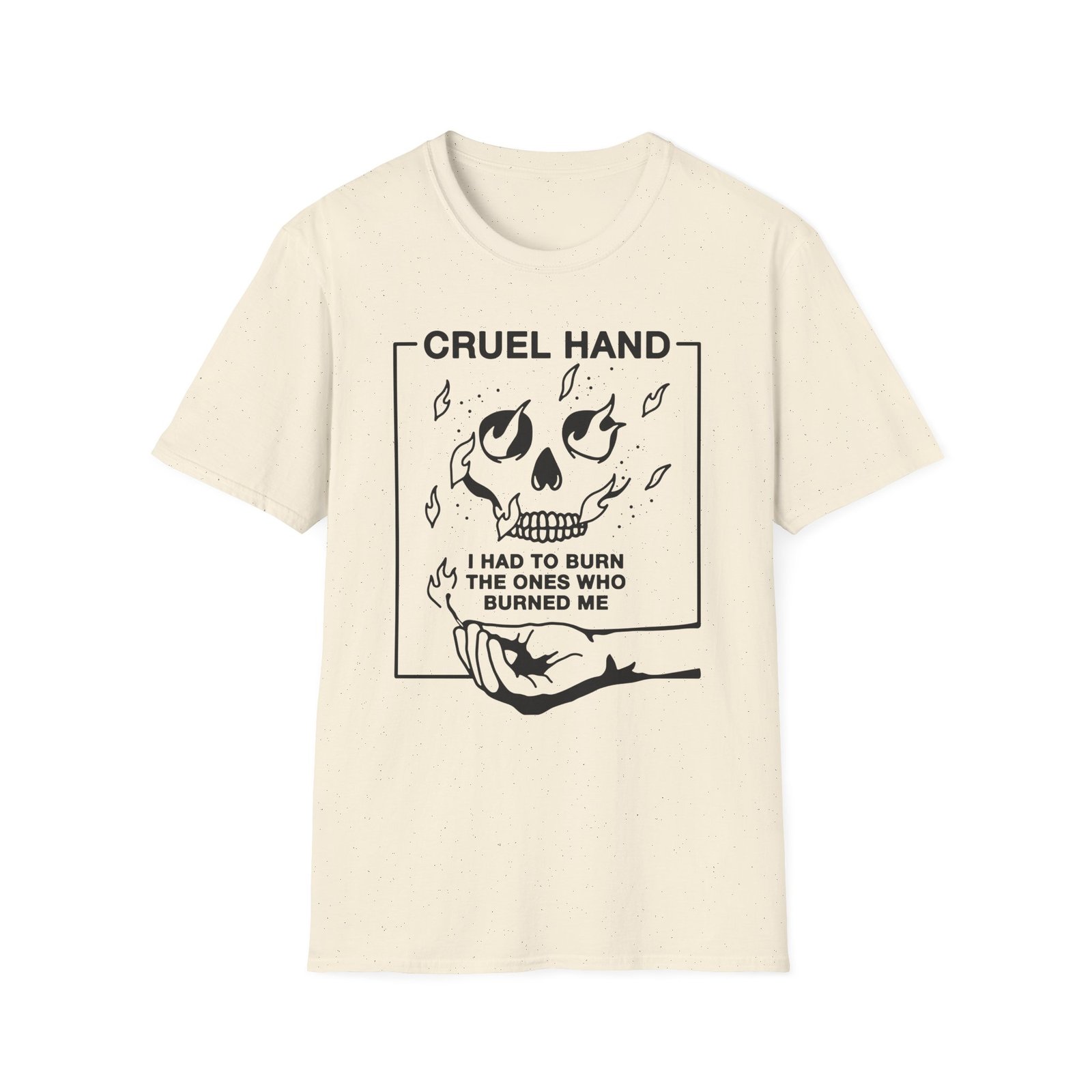 Cruel Hand Gasoline Skull Unisex Softstyle T-Shirt,