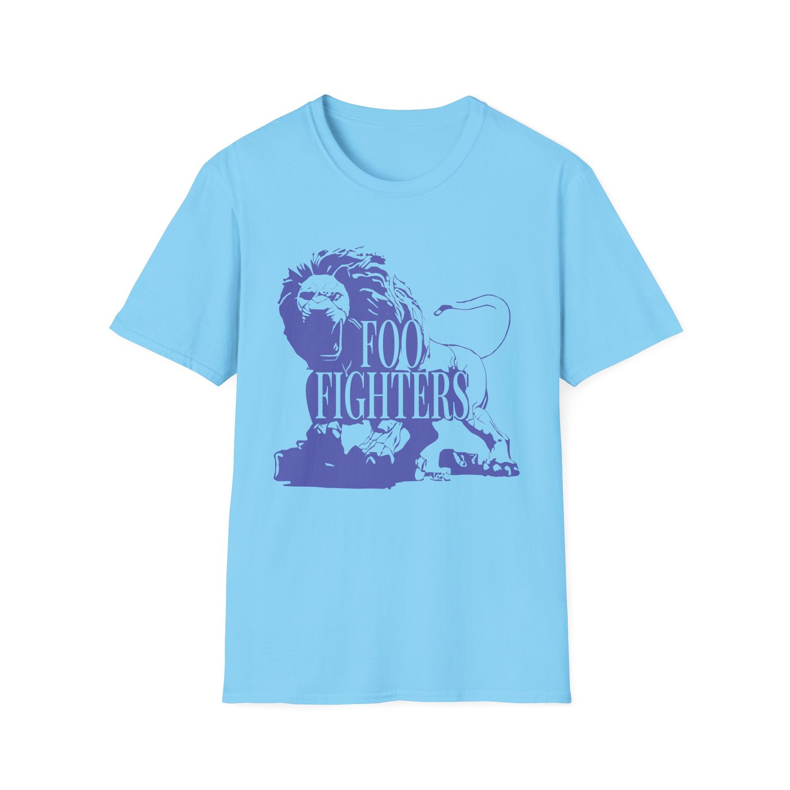 Foo Fighters Ff Lion Unisex Softstyle T-Shirt