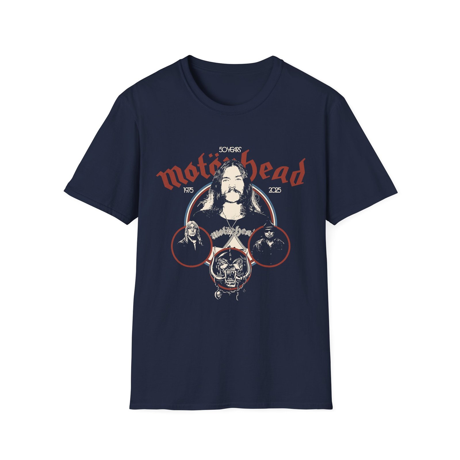 Motorhead 50 Years Unisex Softstyle T-Shirt