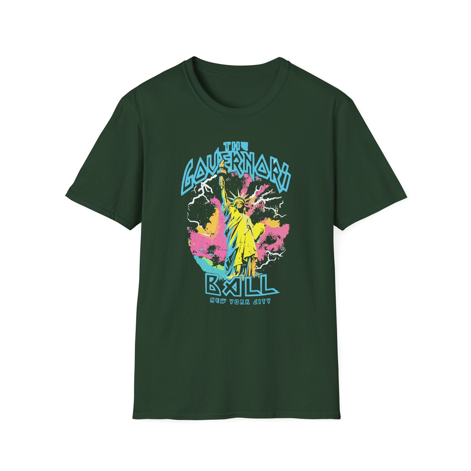 Gov Ball Lady Liberty Lineup Unisex Softstyle T-Shirt