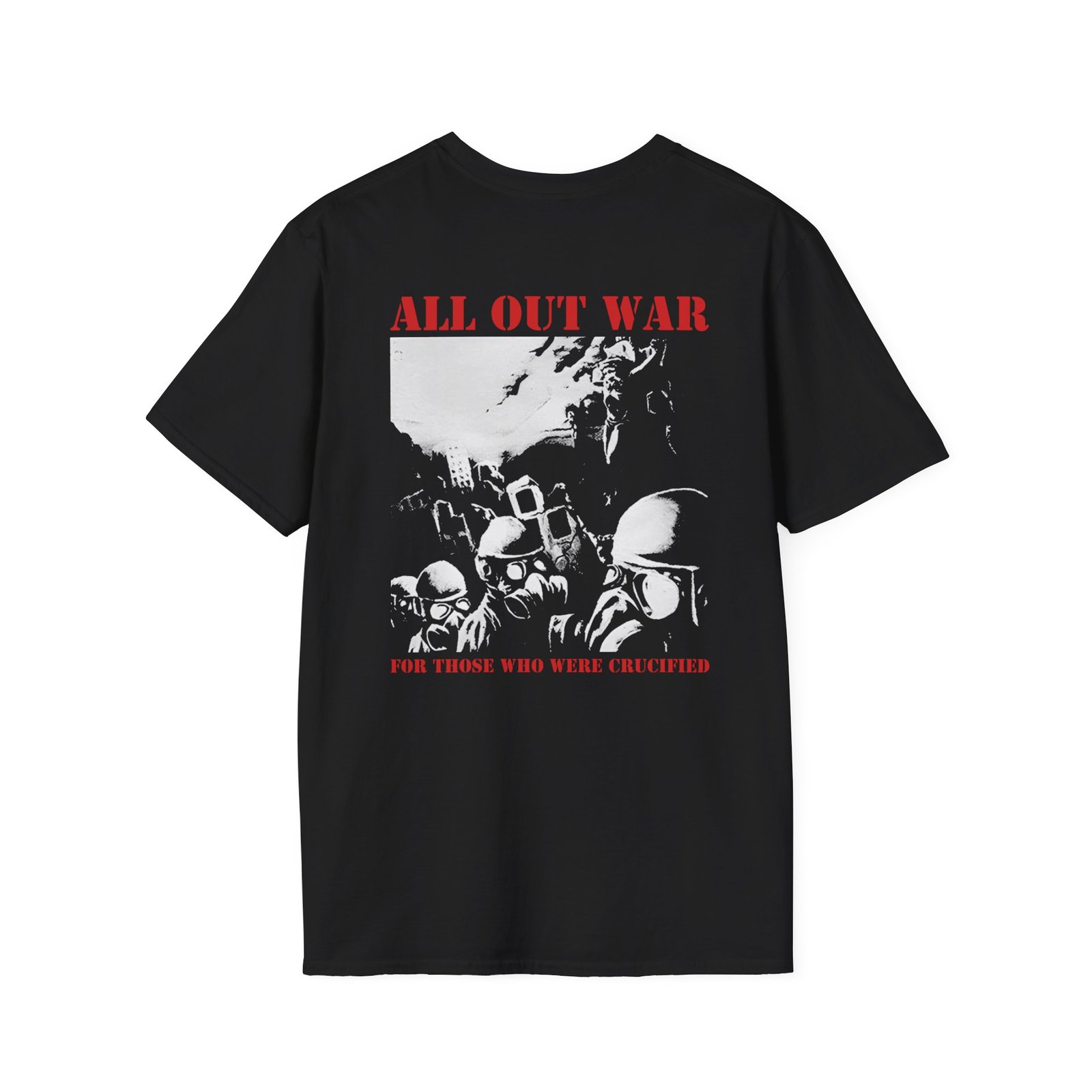 All Out War Crucified Original Unisex Softstyle T-Shirt