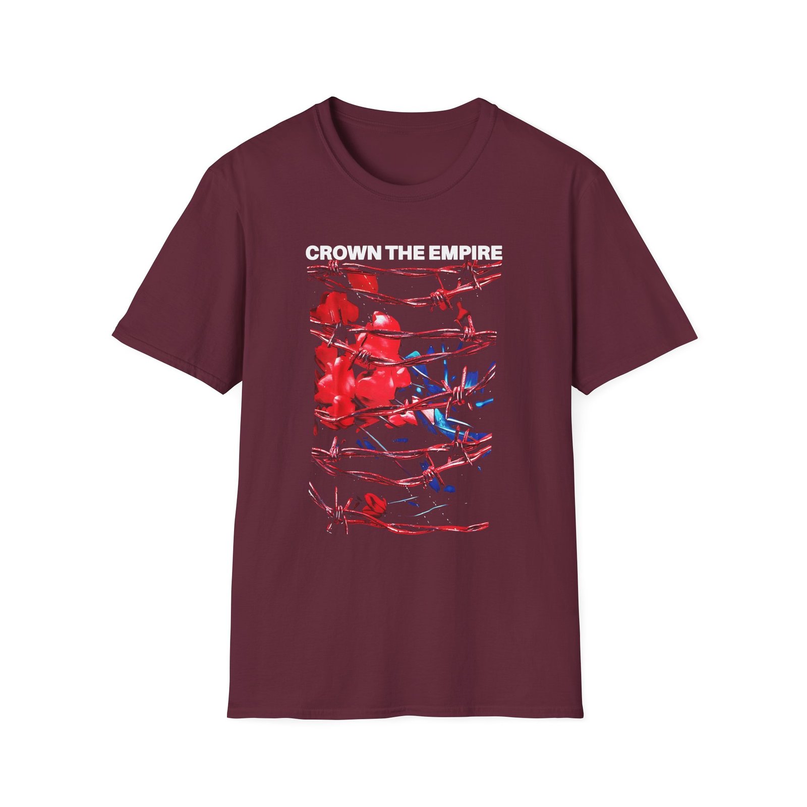 Crown the Empire Barbed Wire Unisex Softstyle T-Shirt