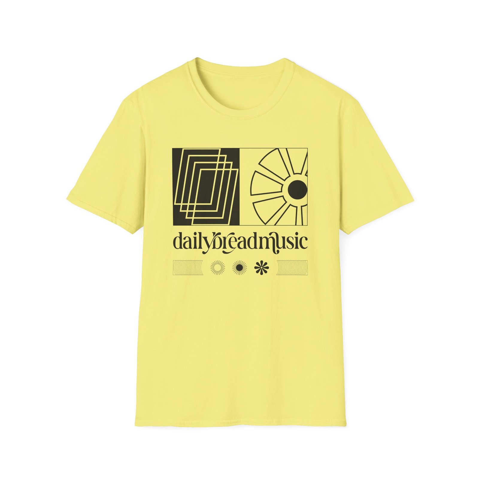 Daily Bread Tri Flower Unisex Softstyle T-Shirt