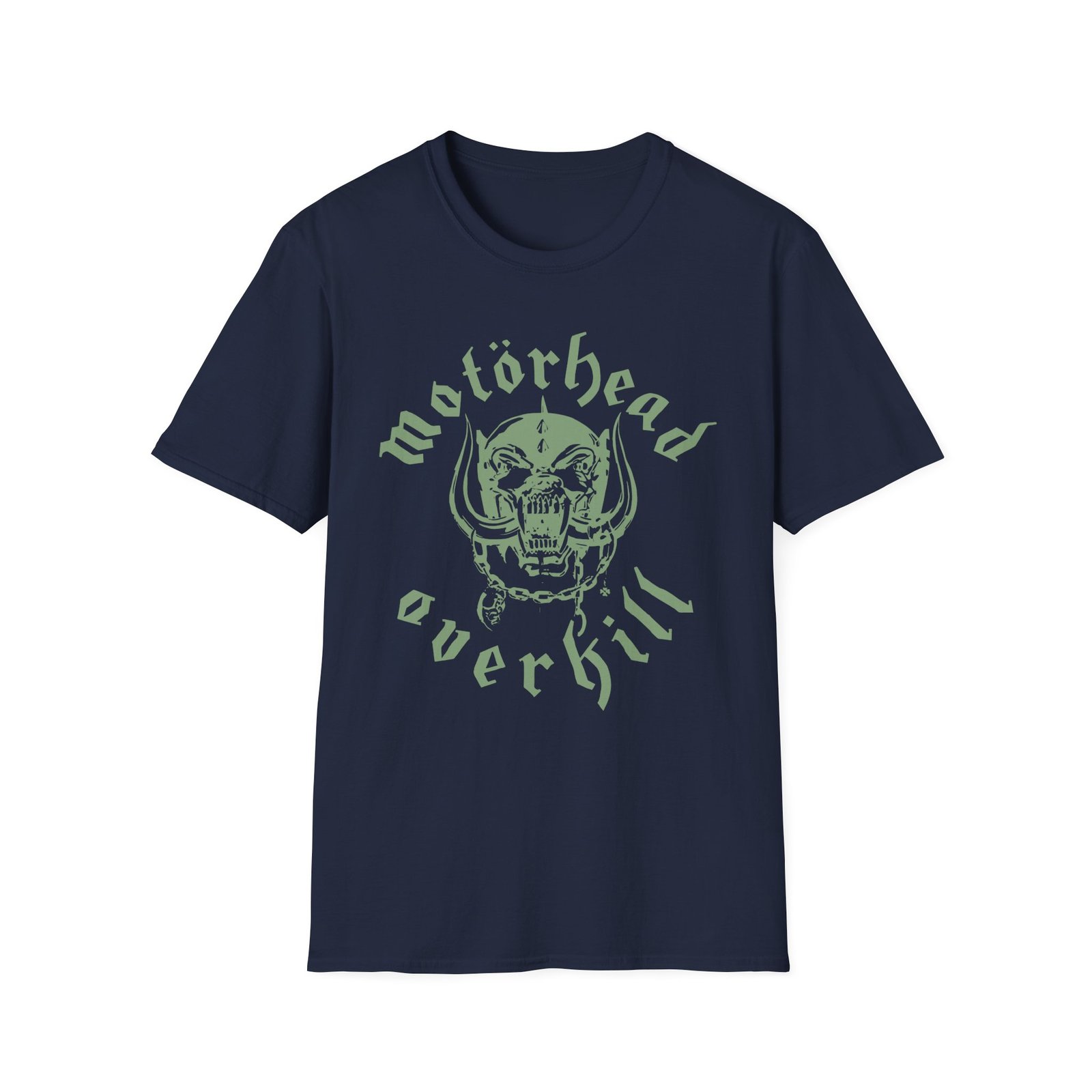 Motorhead Overkill Lyric Unisex Softstyle T-Shirt
