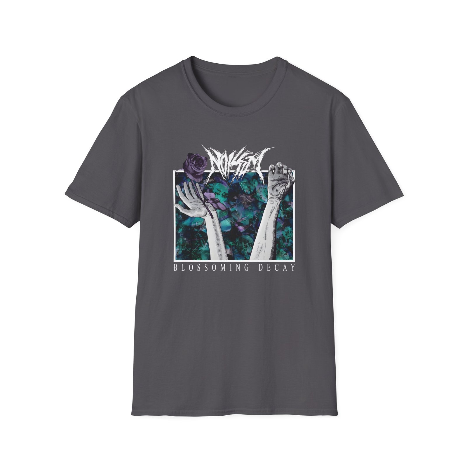 Noisem Blossoming Decay Unisex Softstyle T-Shirt