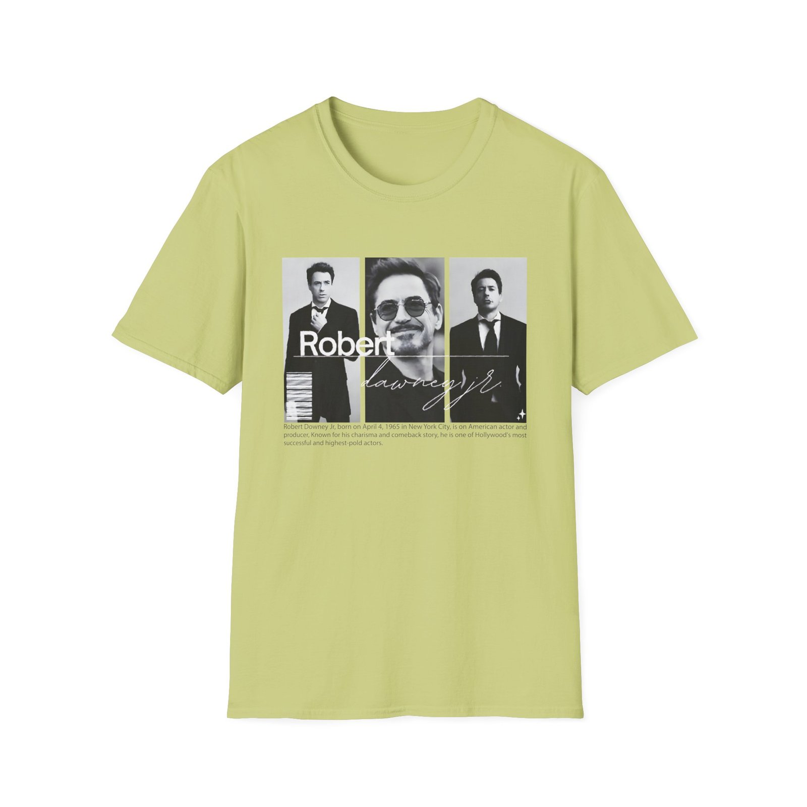 Robert Downey Unisex Softstyle T-Shirt