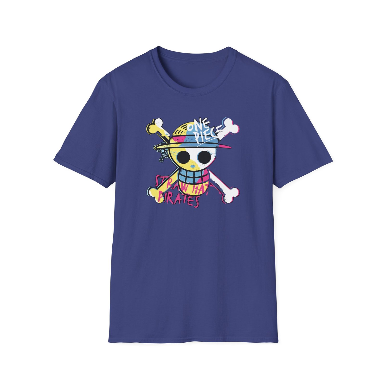 One Piece Straw Hat Pirates Unisex Softstyle T-Shirt