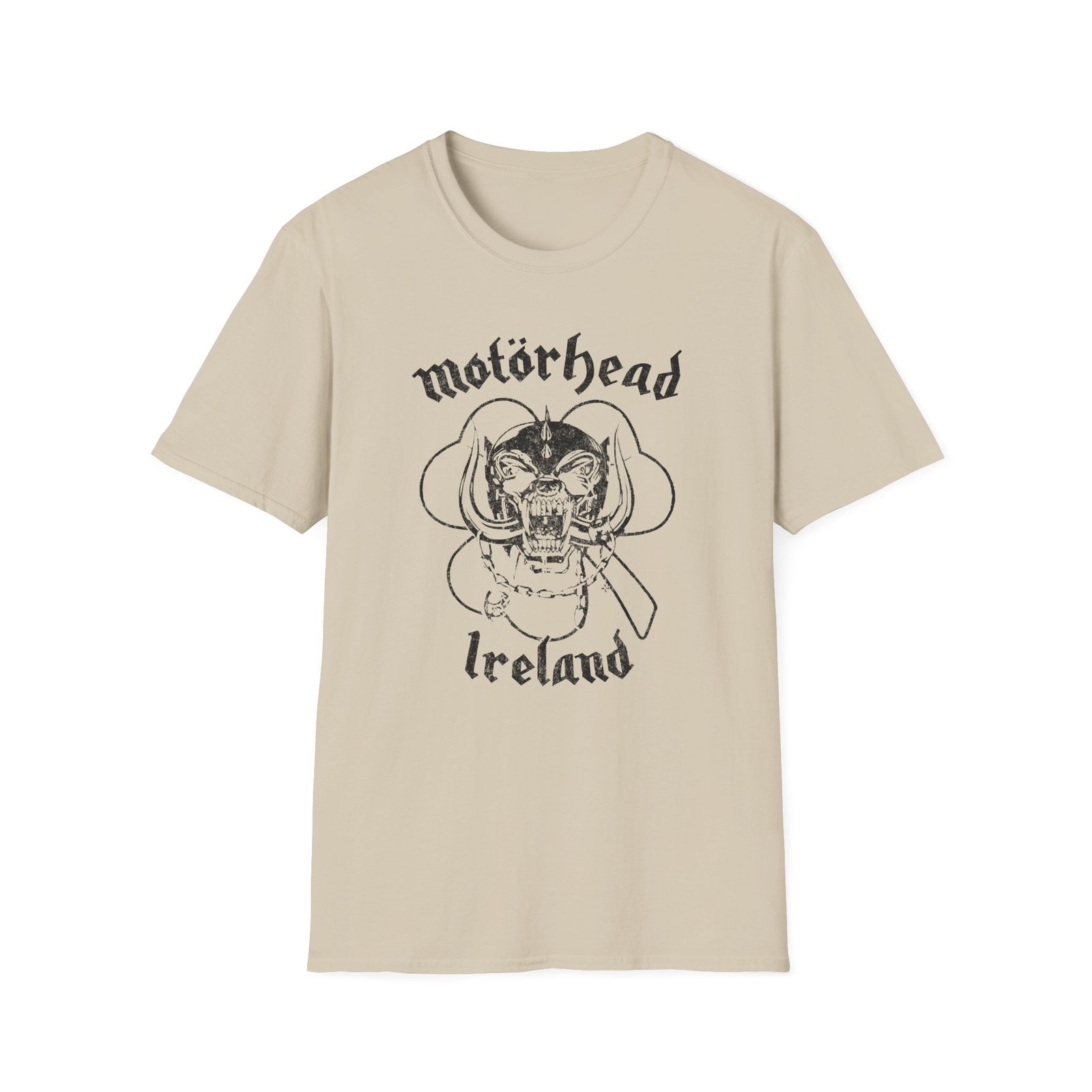 Motorhead Warpig Shamrock Unisex Softstyle T-Shirt