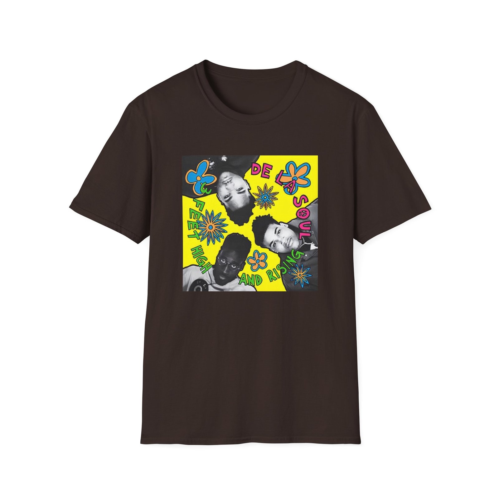 De La Soul 3 Feet High Album Cover Unisex Softstyle T-Shirt