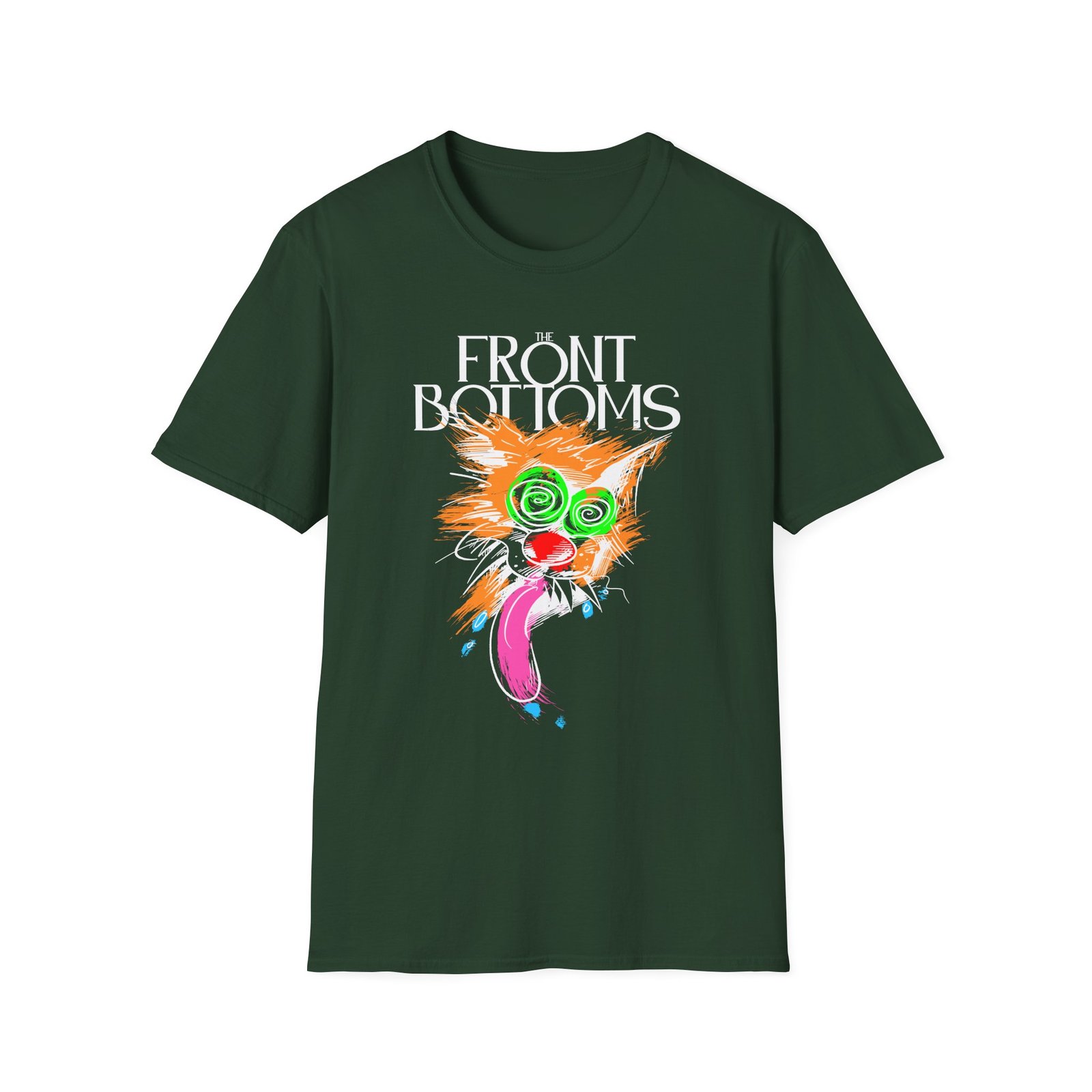 The Front Bottoms New Yorker Cat Unisex Softstyle T-Shirt