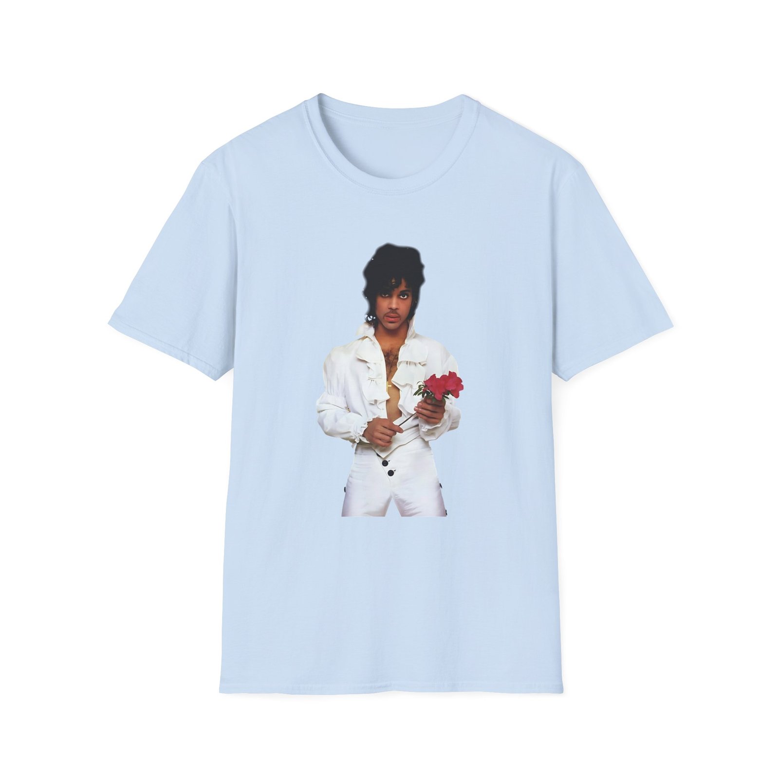Prince Purple Rain Flower Unisex Softstyle T-Shirt