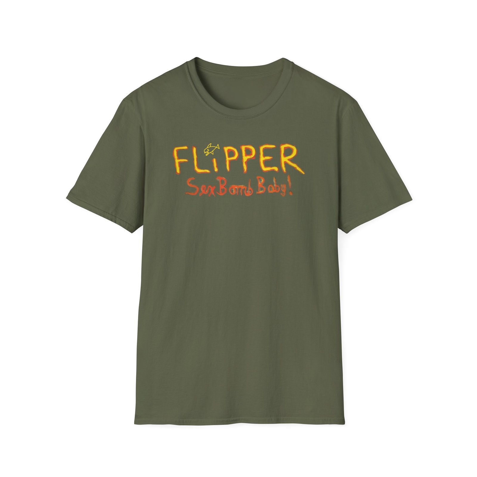 Flipper Sex Bomb Baby Unisex Softstyle T-Shirt