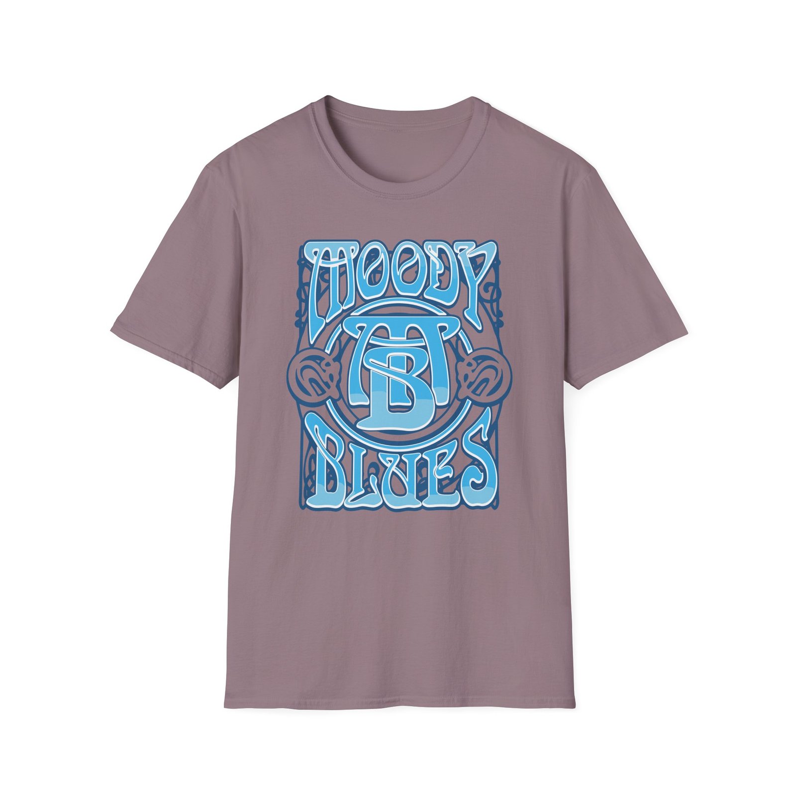 The Moody Blues Psychedelic Logo Unisex Softstyle T-Shirt