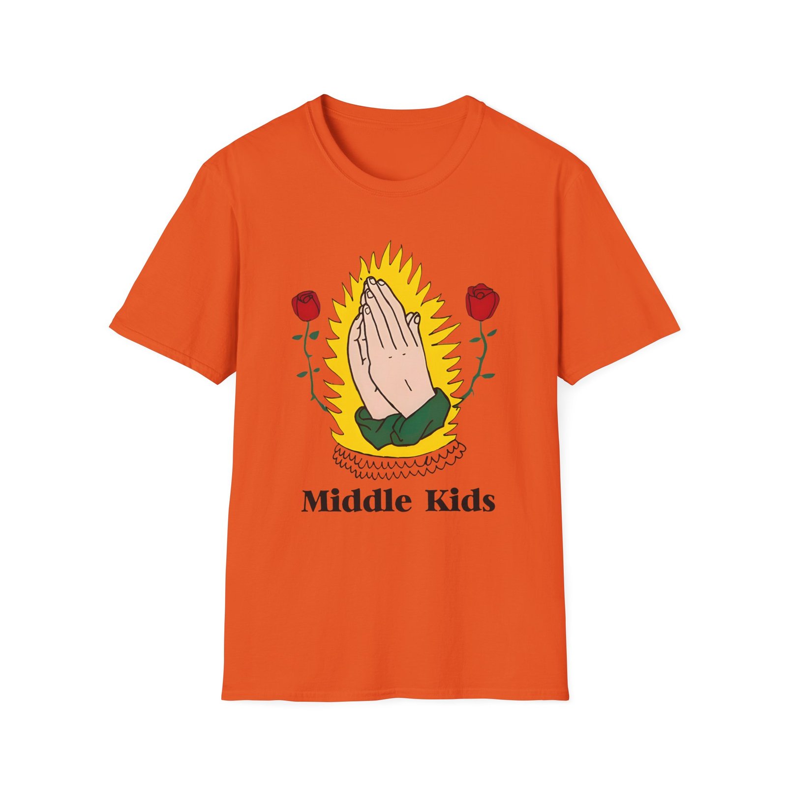 Middle Kids Praying Hands Unisex Softstyle T-Shirt