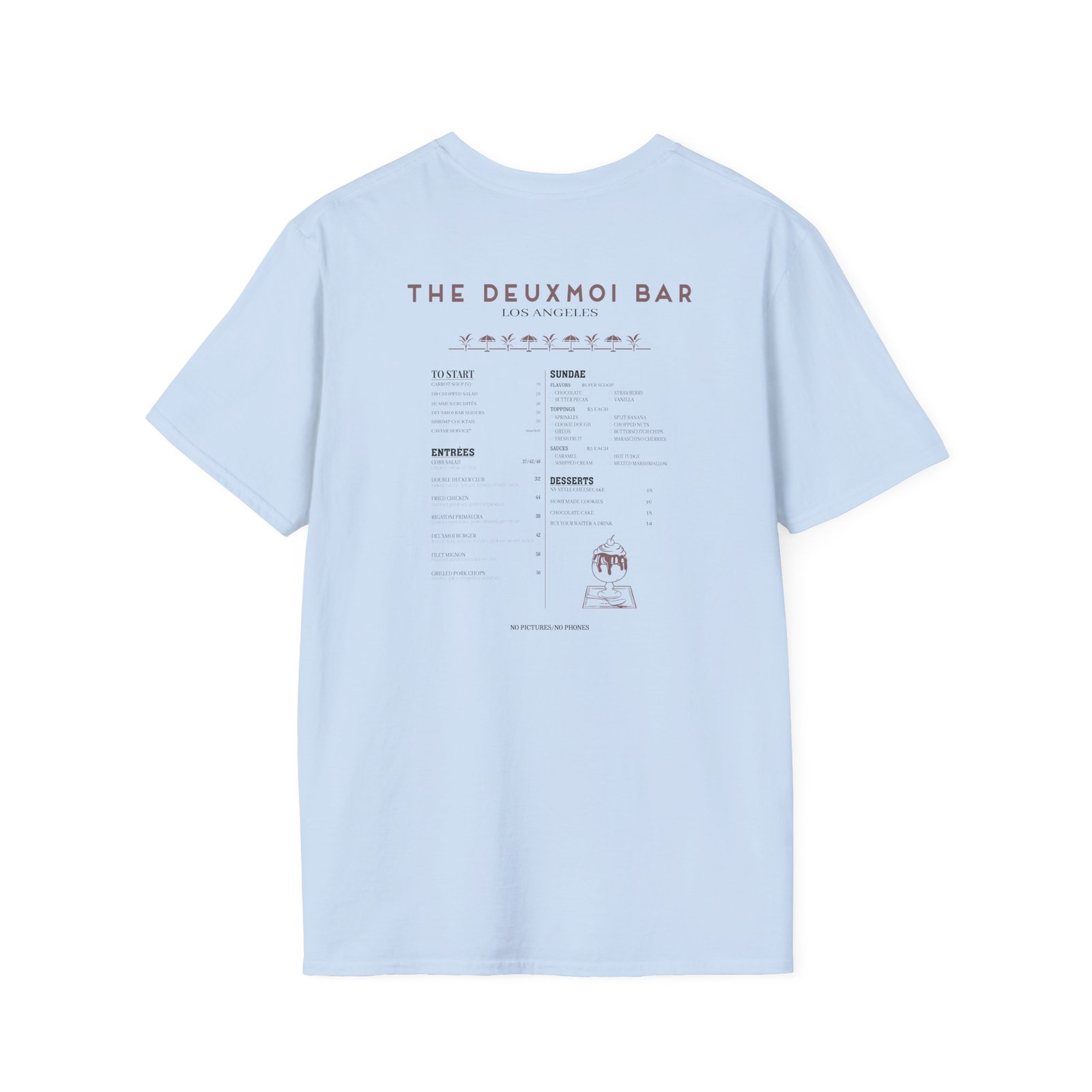 Deuxmoi Bar Unisex Softstyle T-Shirt
